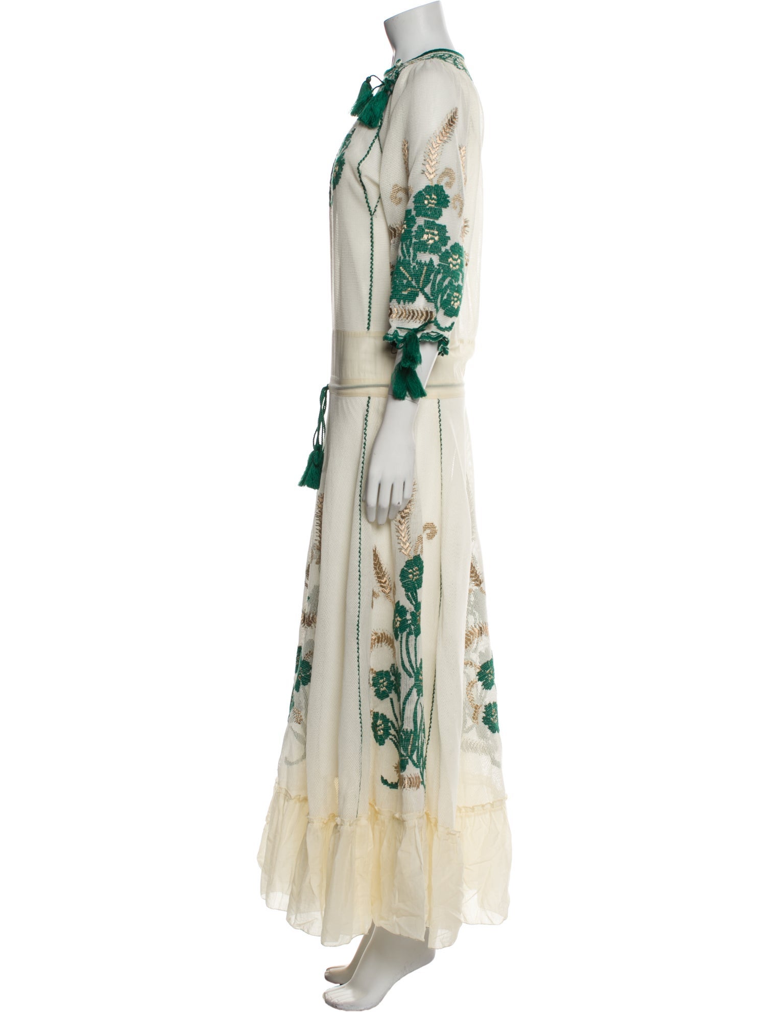 Red Valentino Printed Long Dress w/ Tags