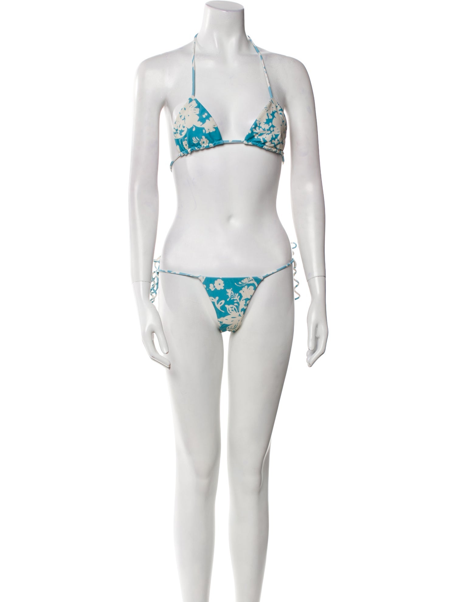 Red Valentino Floral Print Bikini