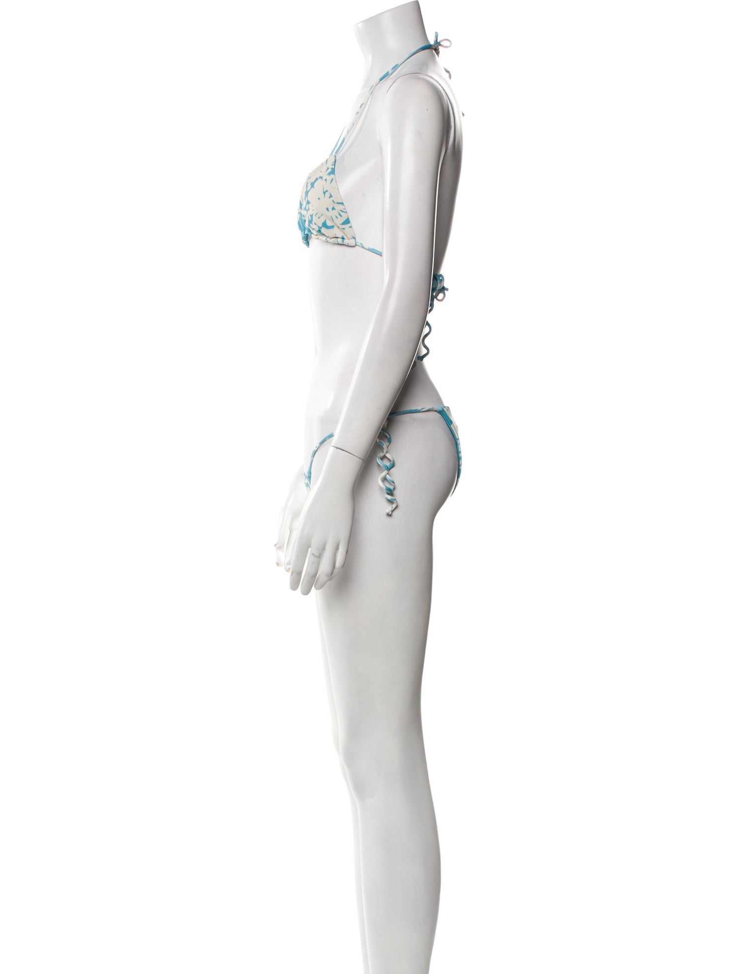 Red Valentino Floral Print Bikini