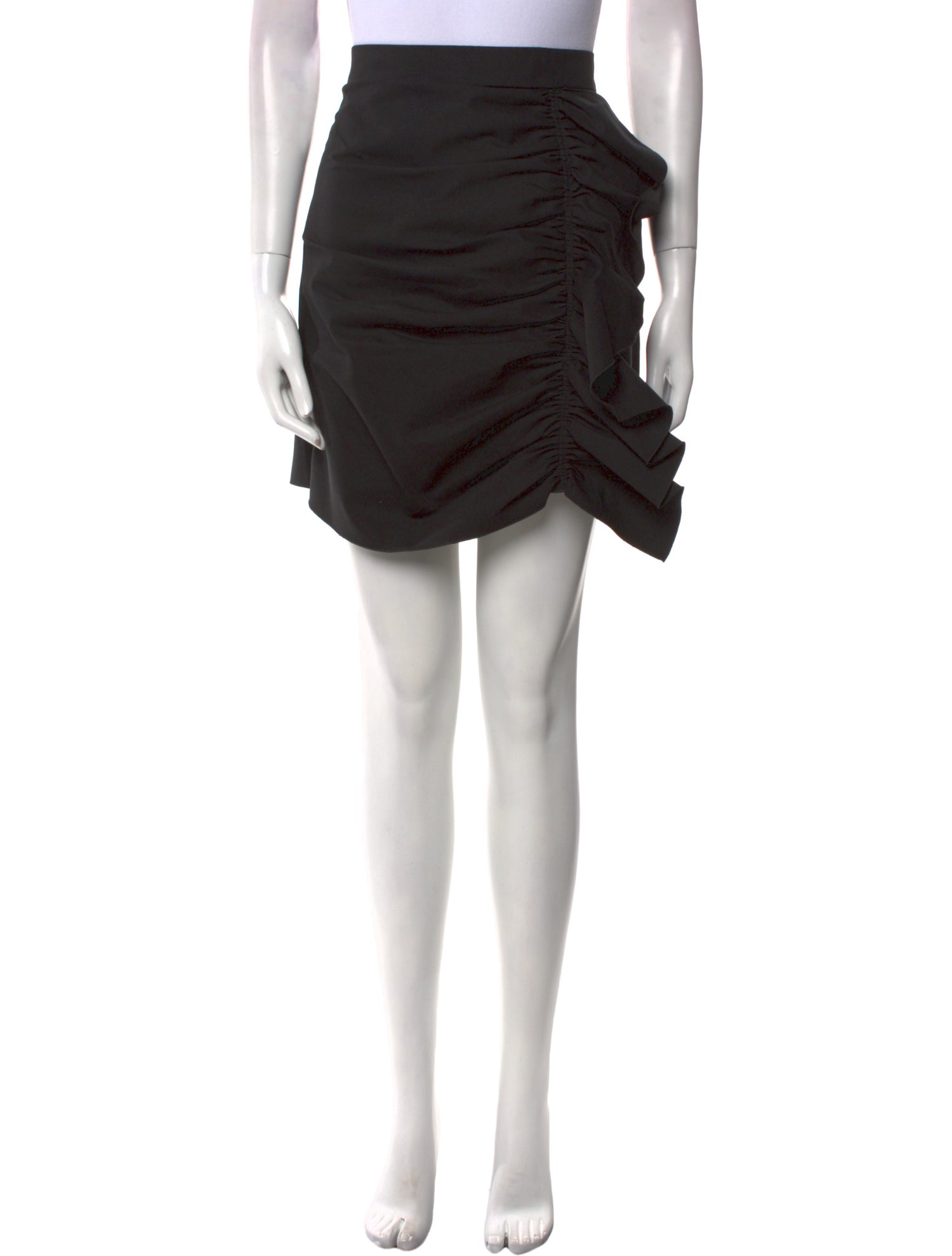 Red Valentino Ruffle Embellishment Mini Skirt