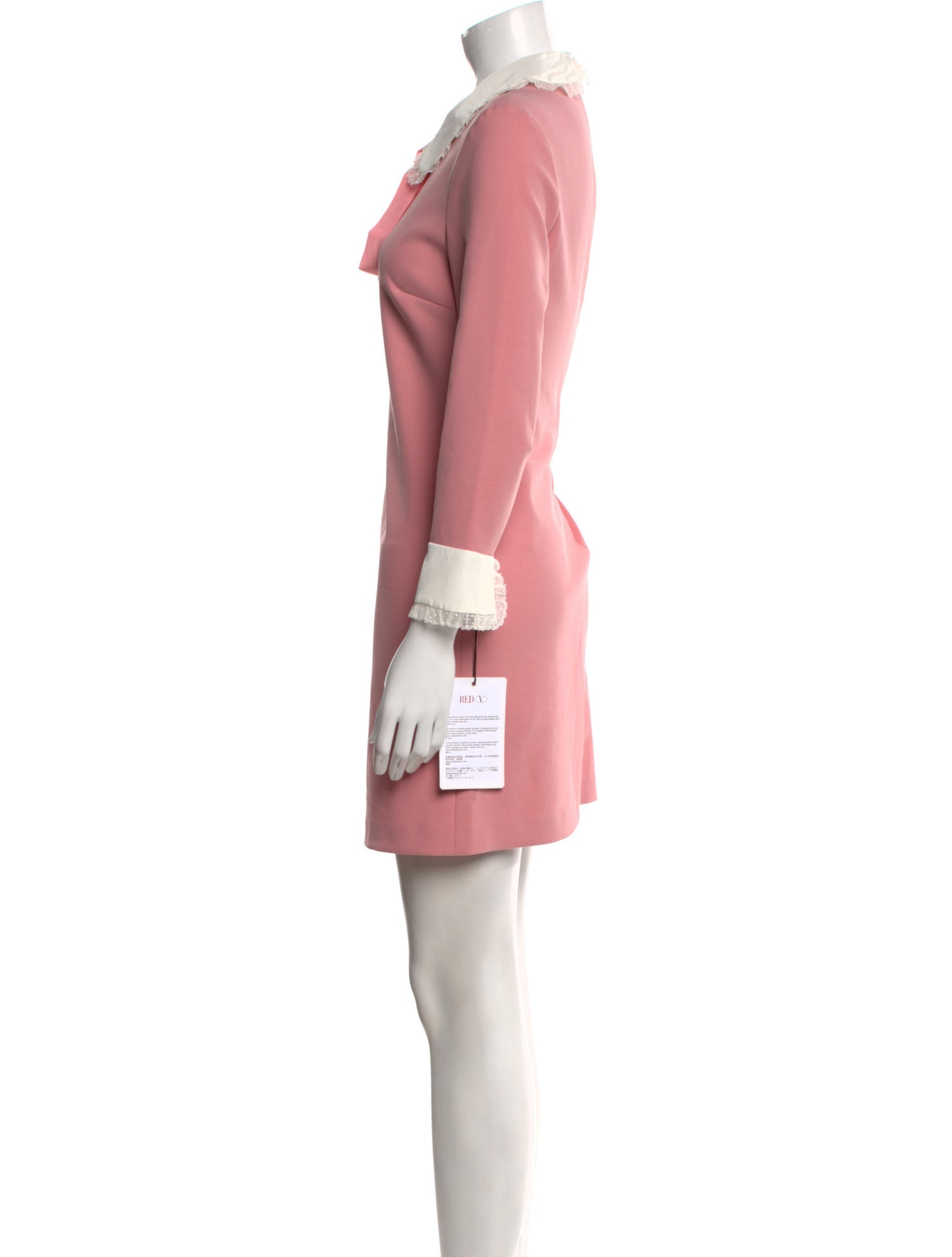 Red Valentino V-Neck Mini Dress