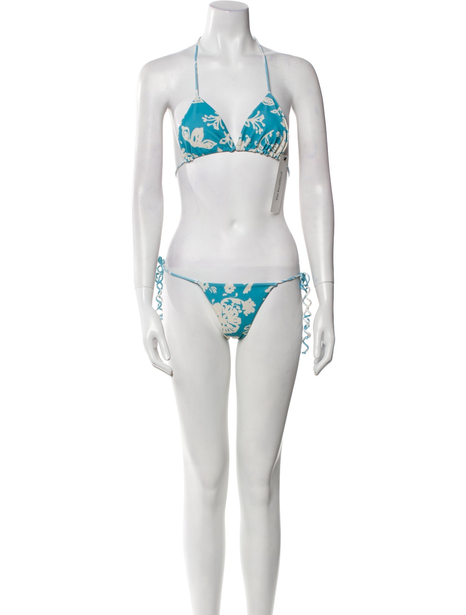 Red Valentino Floral Print Bikini