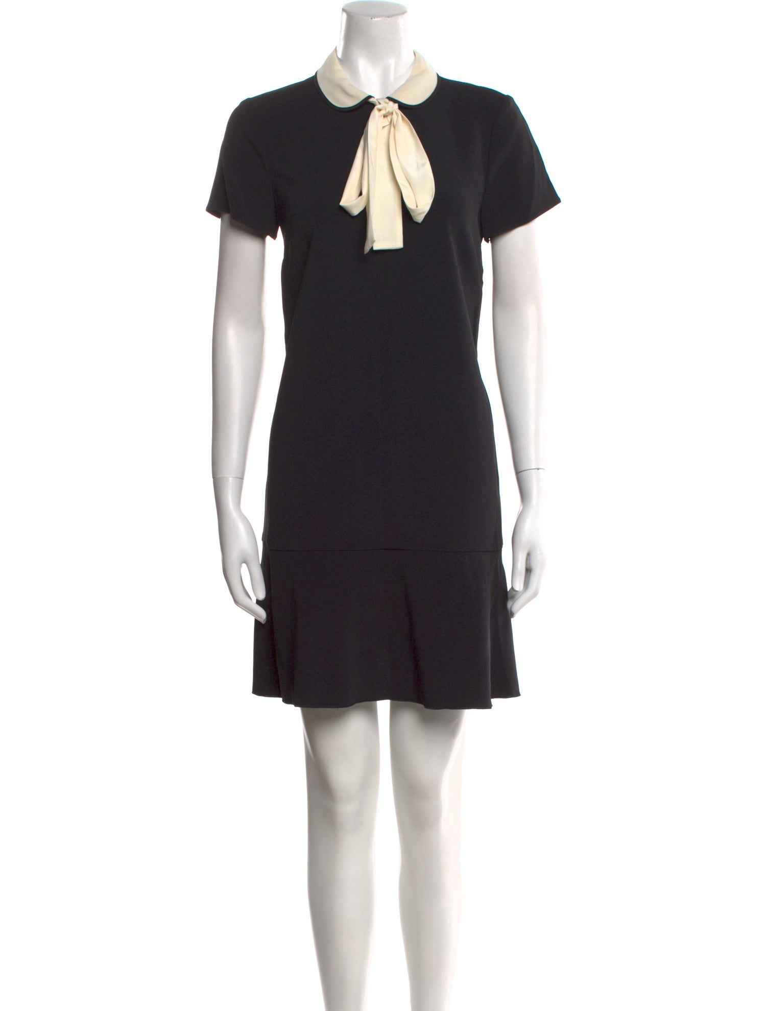 Red Valentino Crew Neck Mini Dress