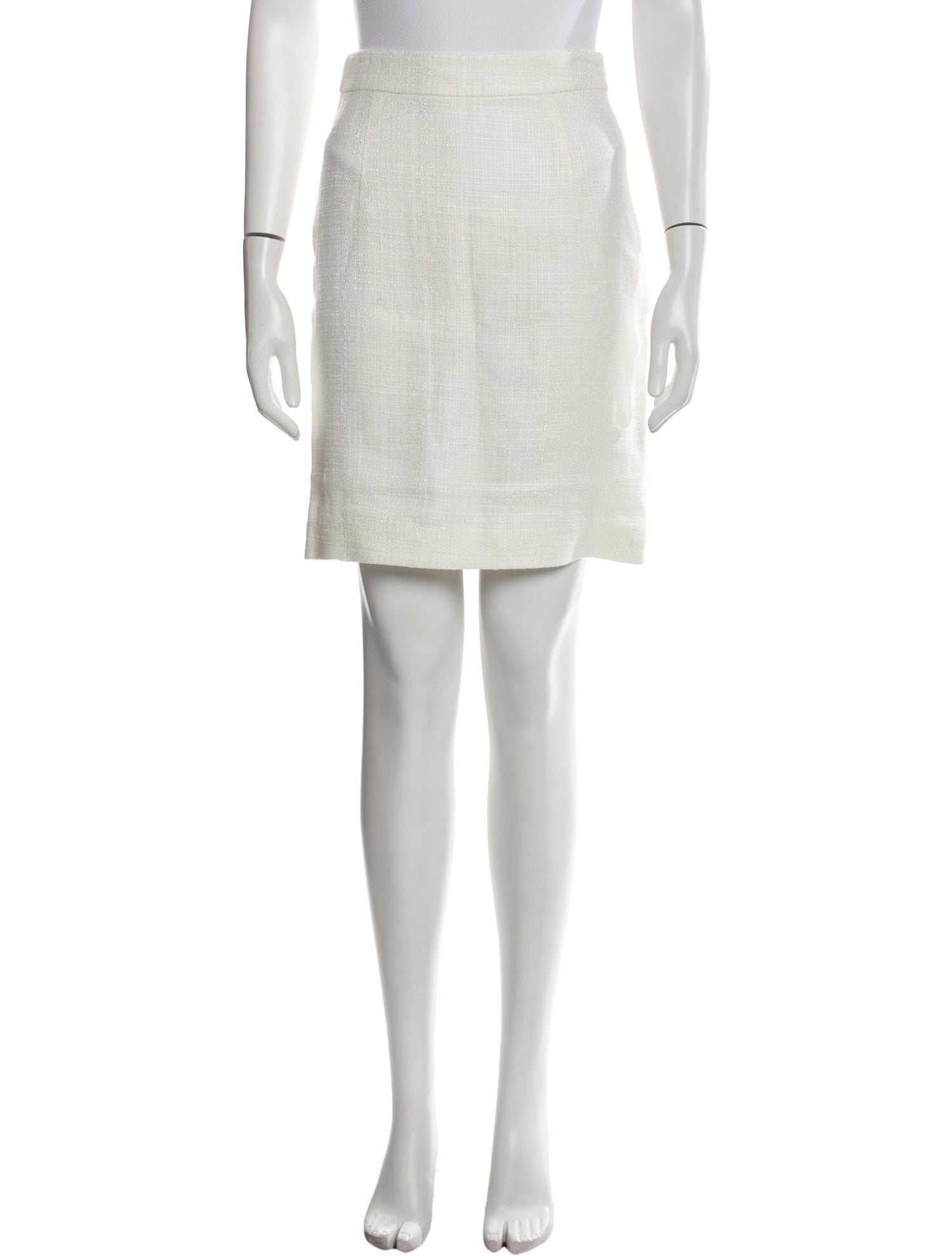 Red Valentino Linen Mini Skirt