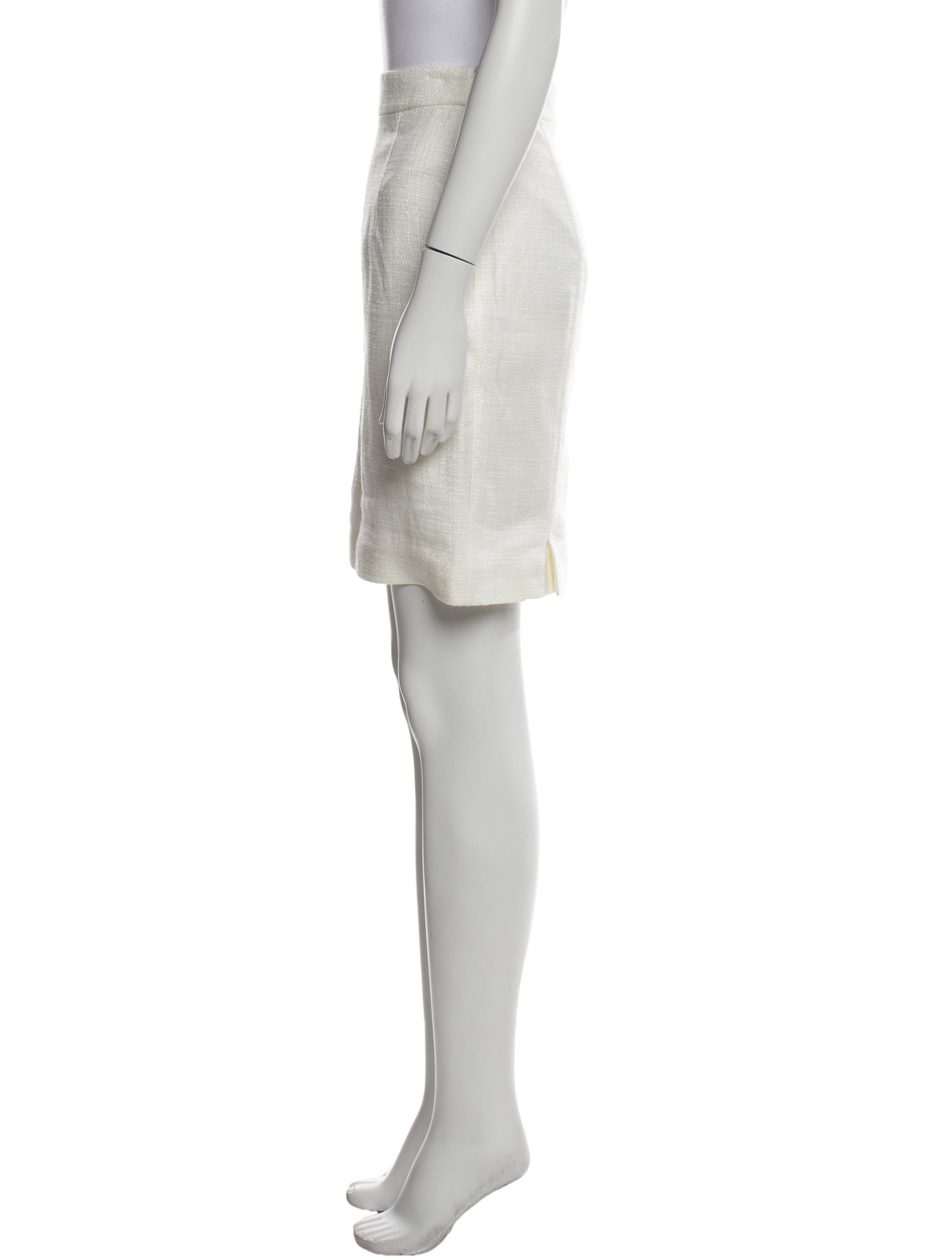 Red Valentino Linen Mini Skirt