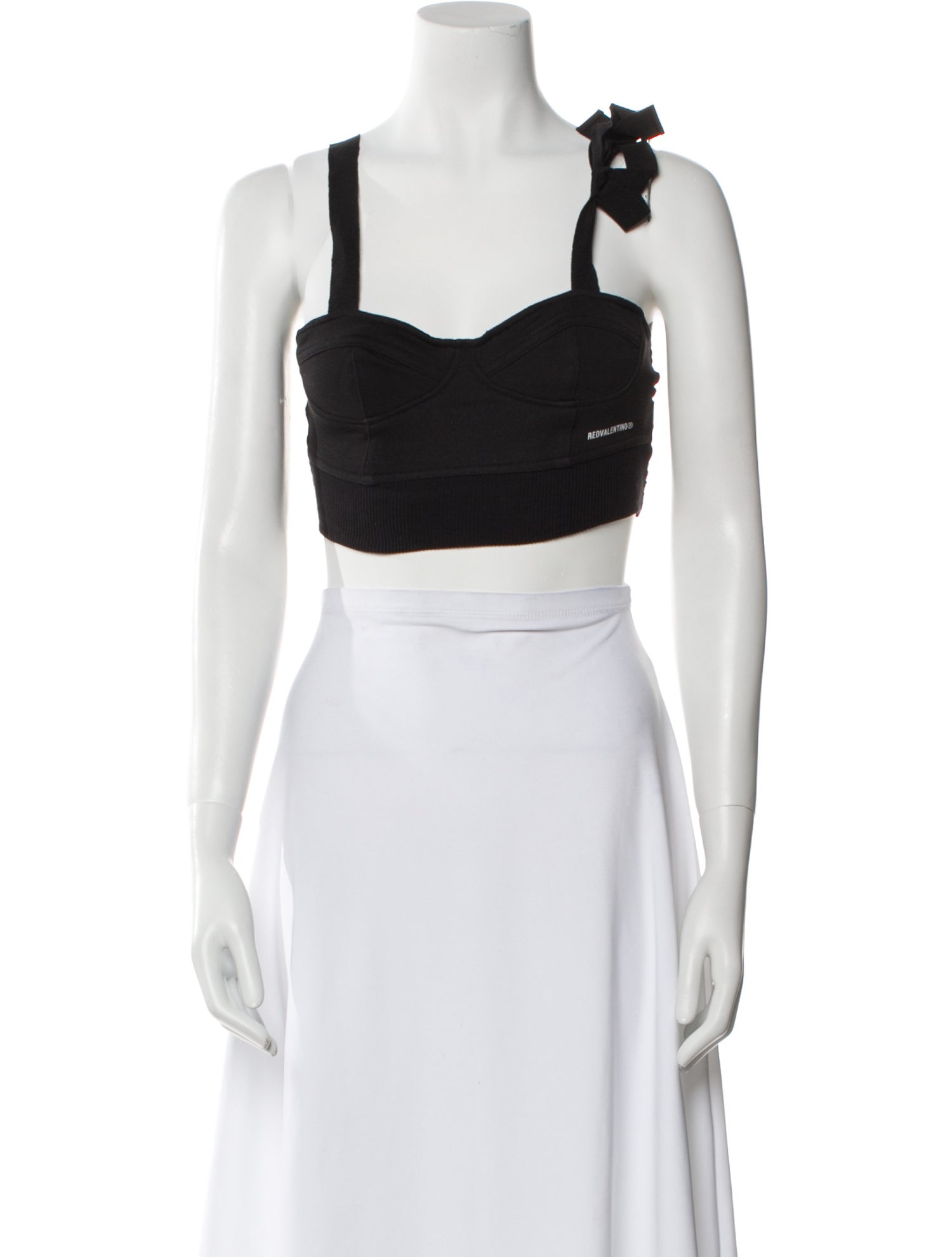 Red Valentino Square Neckline Sleeveless Crop Top w/ Tags