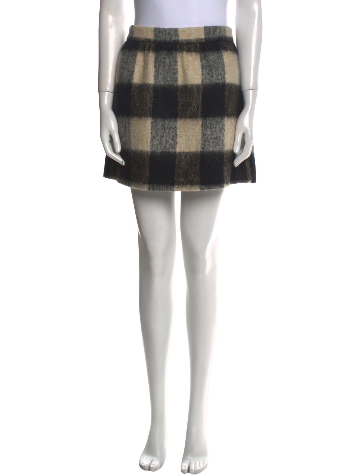 Red Valentino Wool Mini Skirt