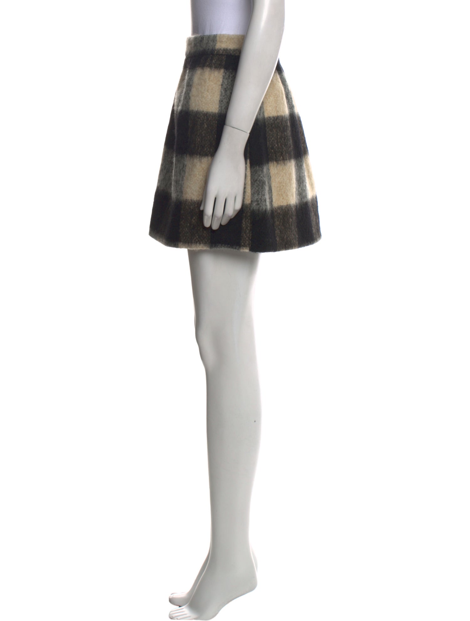 Red Valentino Wool Mini Skirt