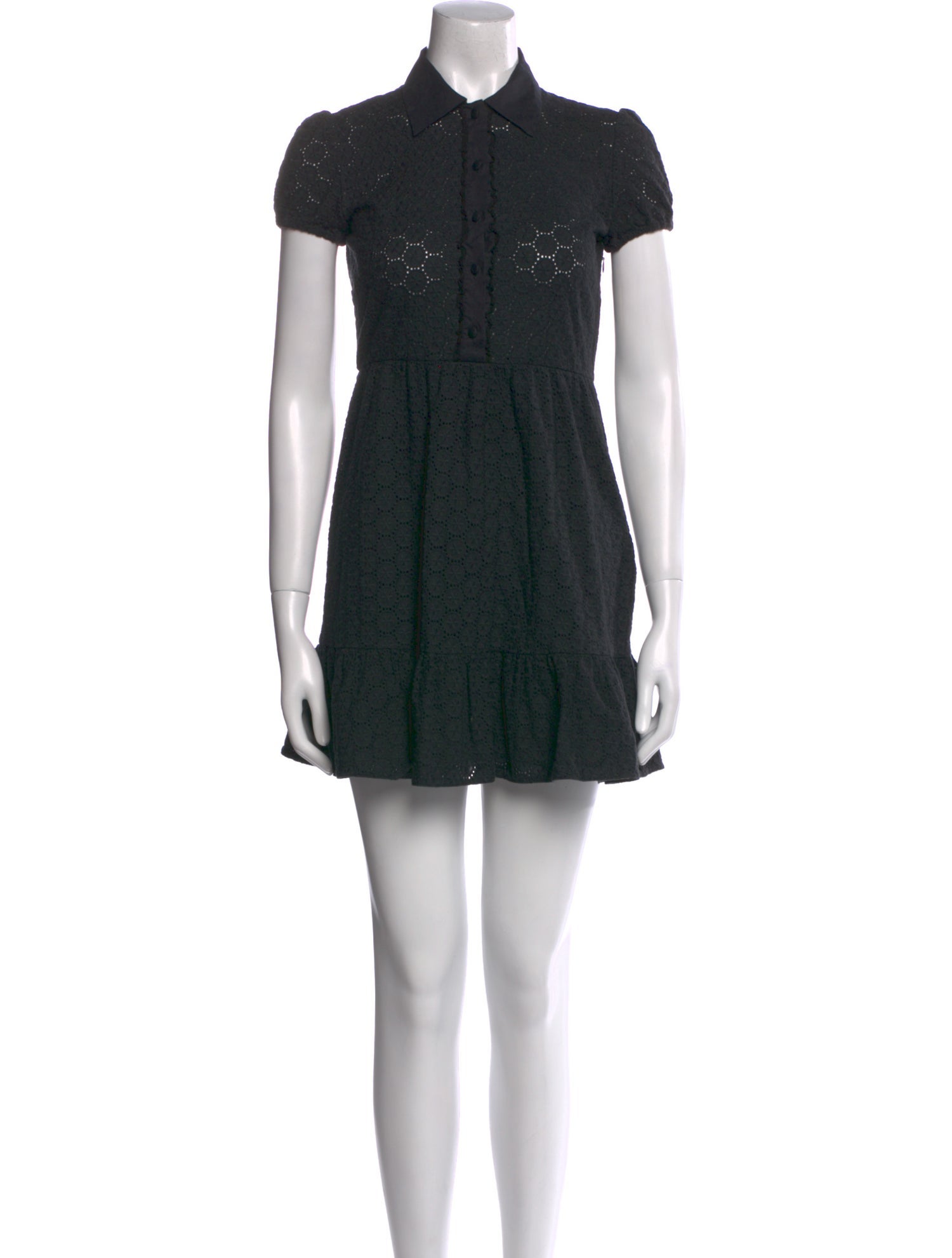 Red Valentino Eyelet Mini Dress