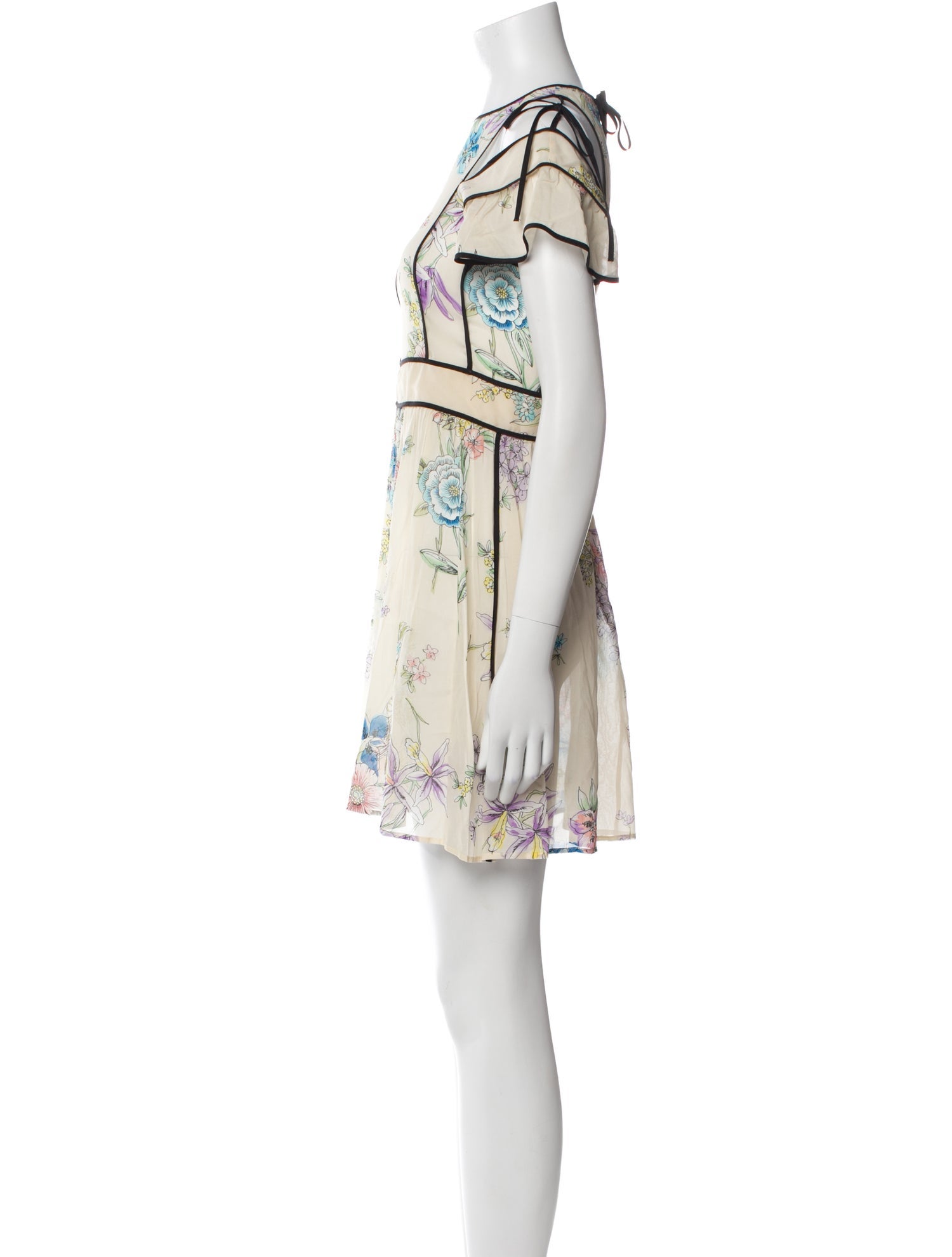 Red Valentino Silk Mini Dress