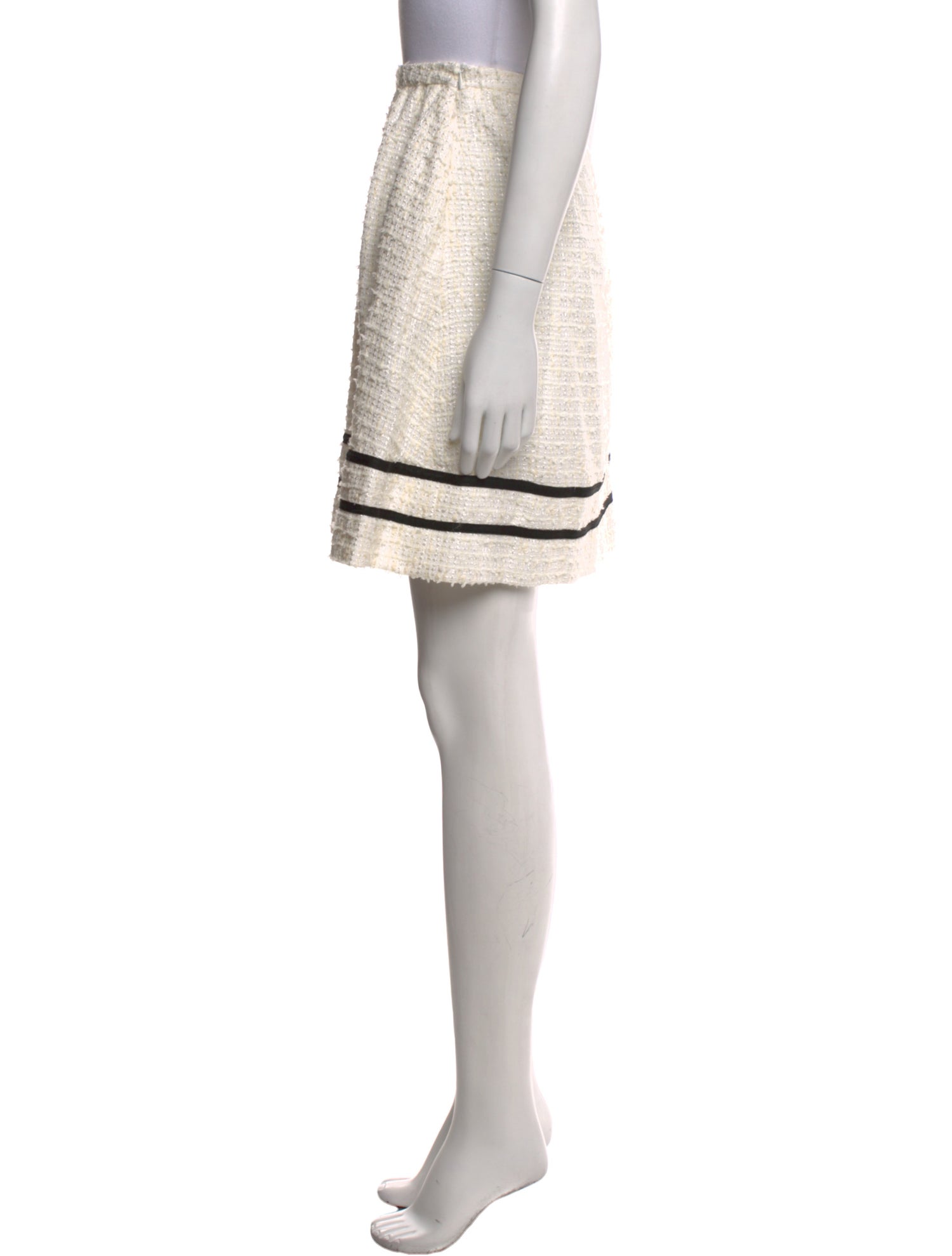 Red Valentino Striped Knee-Length Skirt