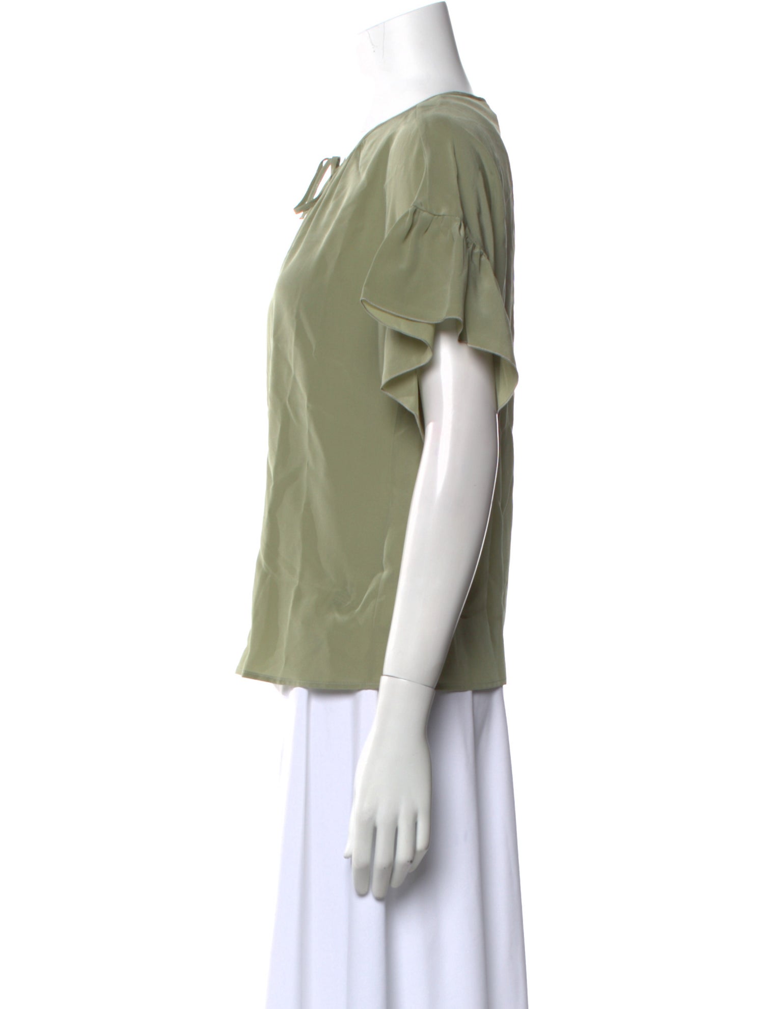 Red Valentino Silk Crew Neck Blouse w/ Tags