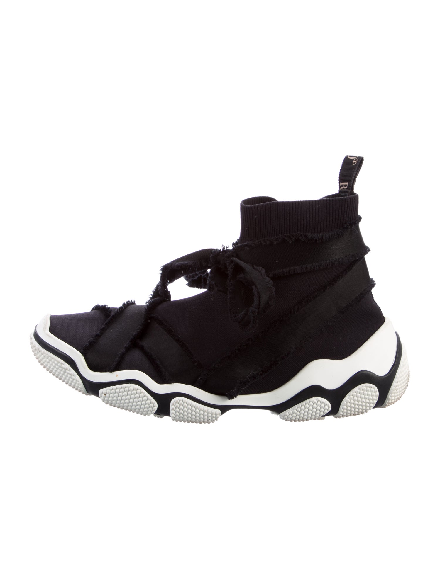 Red Valentino Bow Accents Sock Sneakers