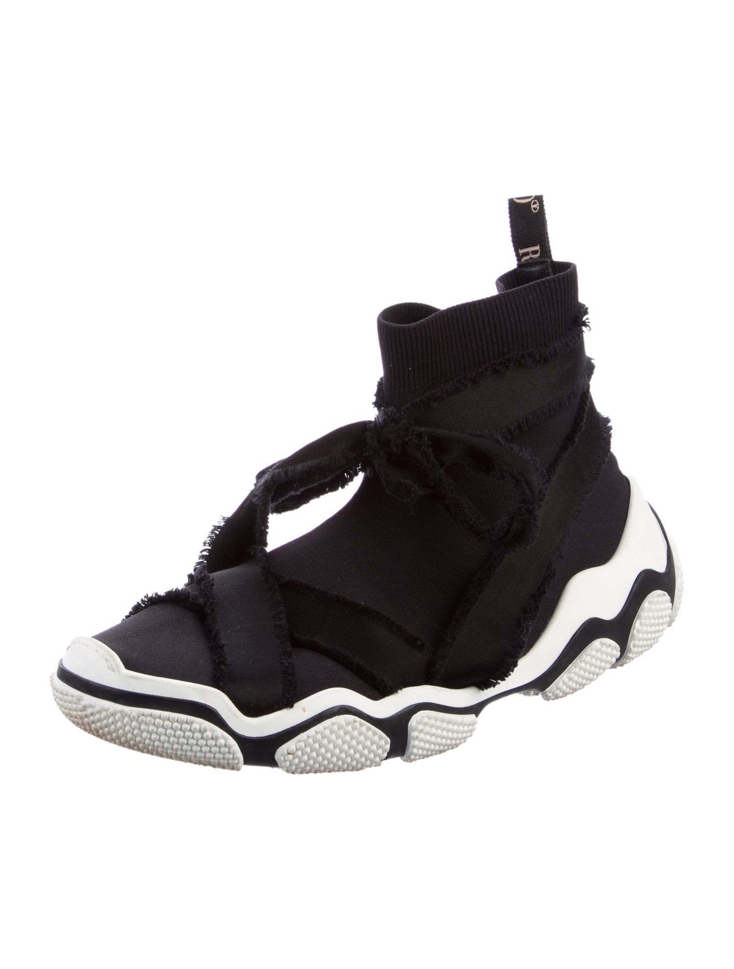 Red Valentino Bow Accents Sock Sneakers