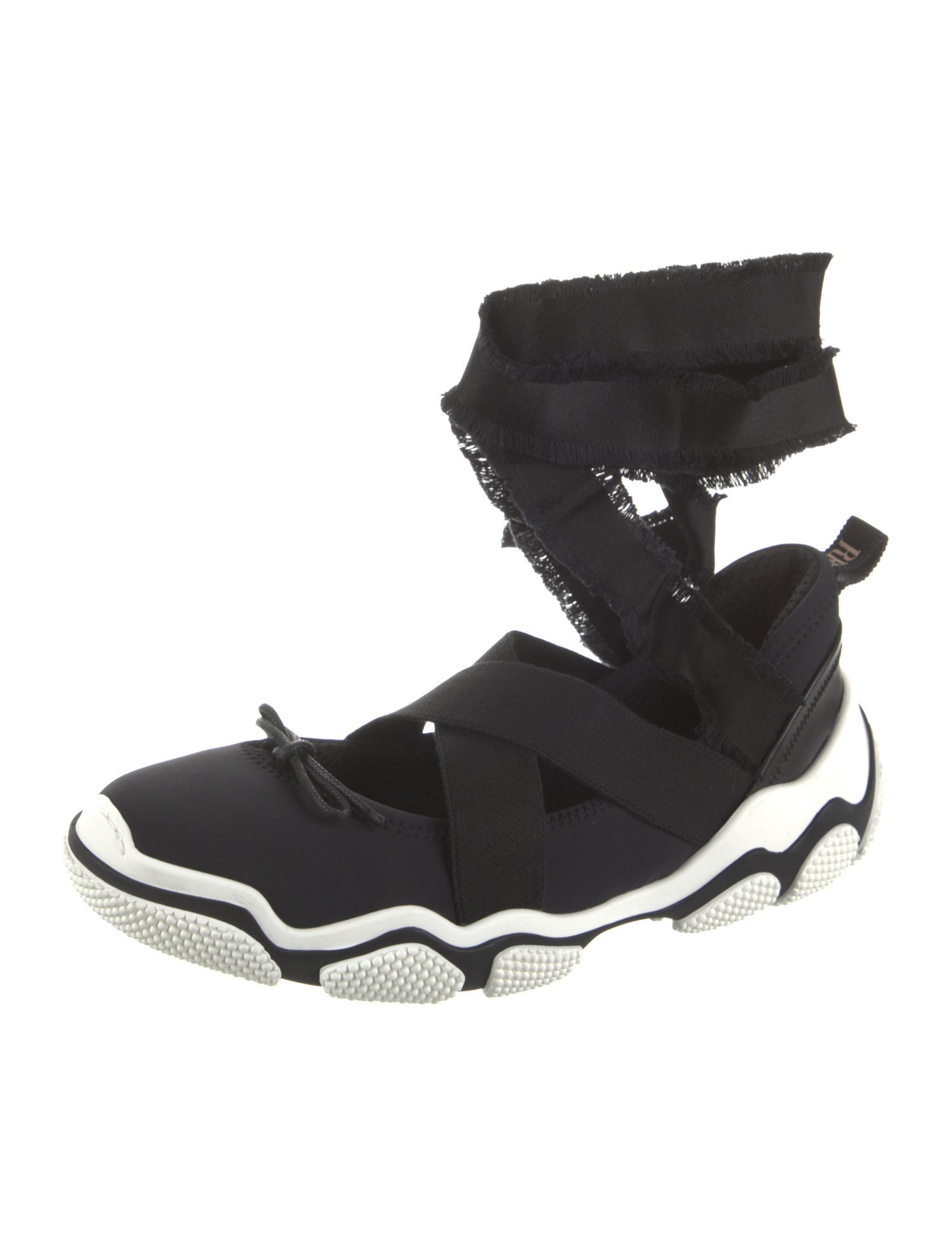 Red Valentino Nylon Wedge Sneakers