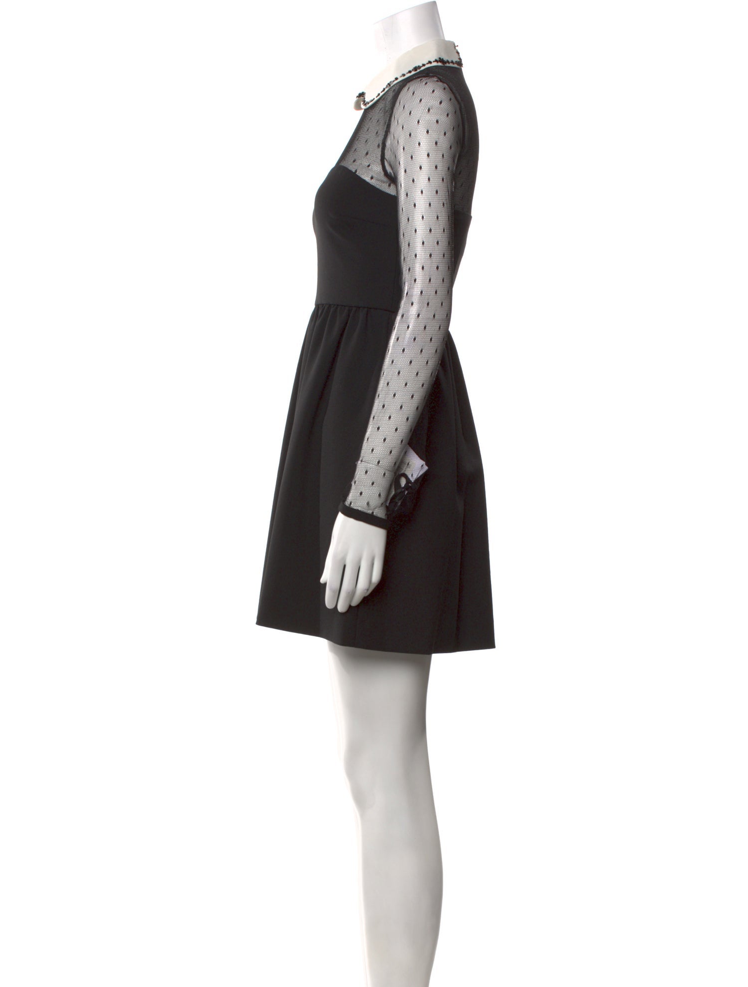 Red Valentino Crew Neck Mini Dress