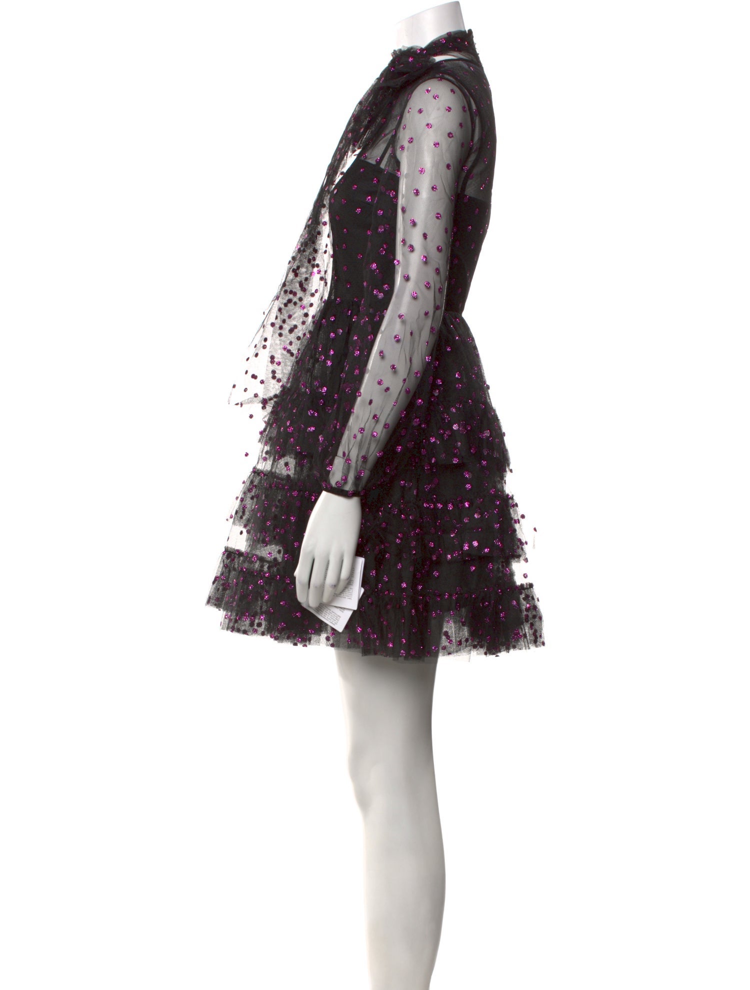 Red Valentino Floral Print Mini Dress