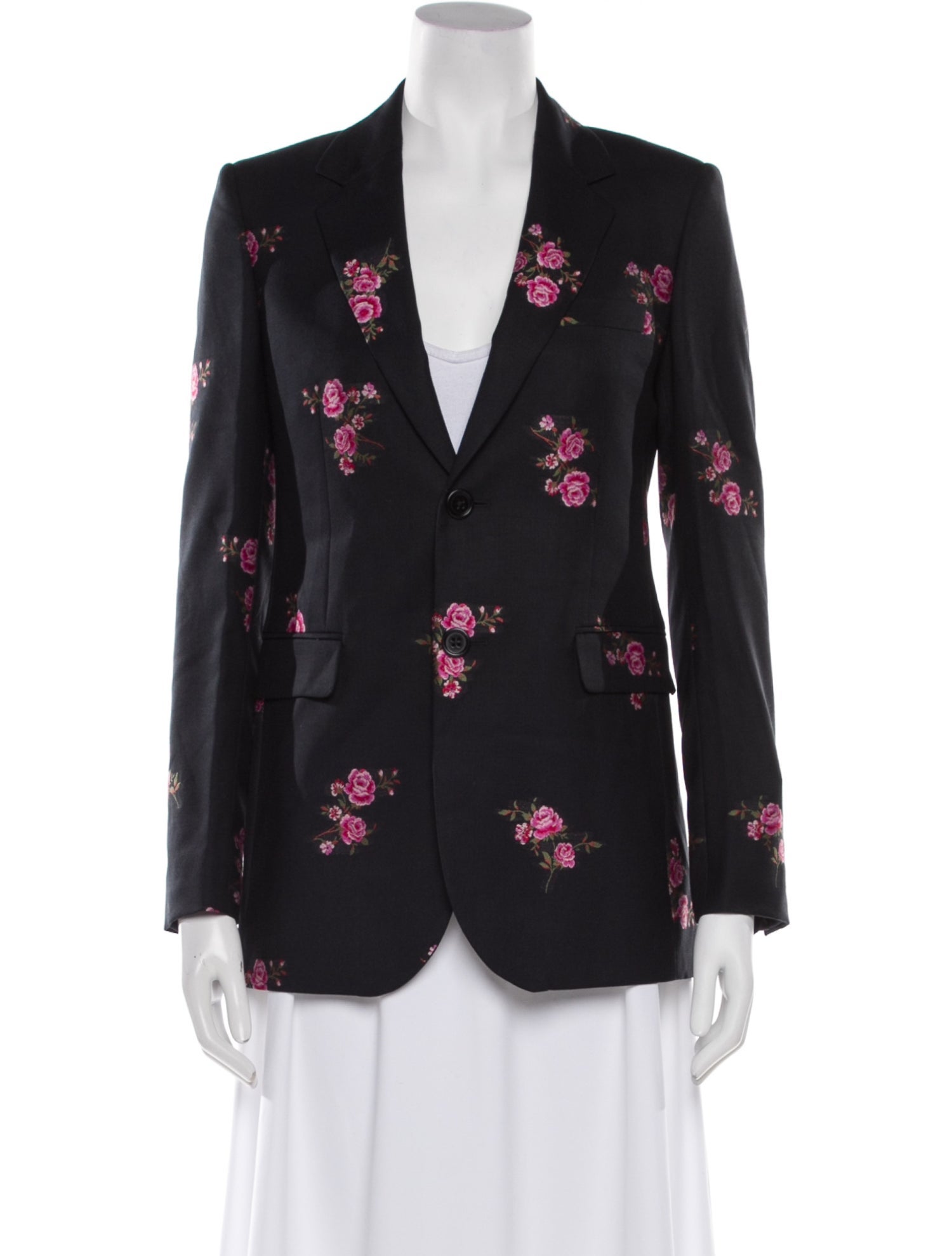 Red Valentino Wool Floral Print Blazer w/ Tags