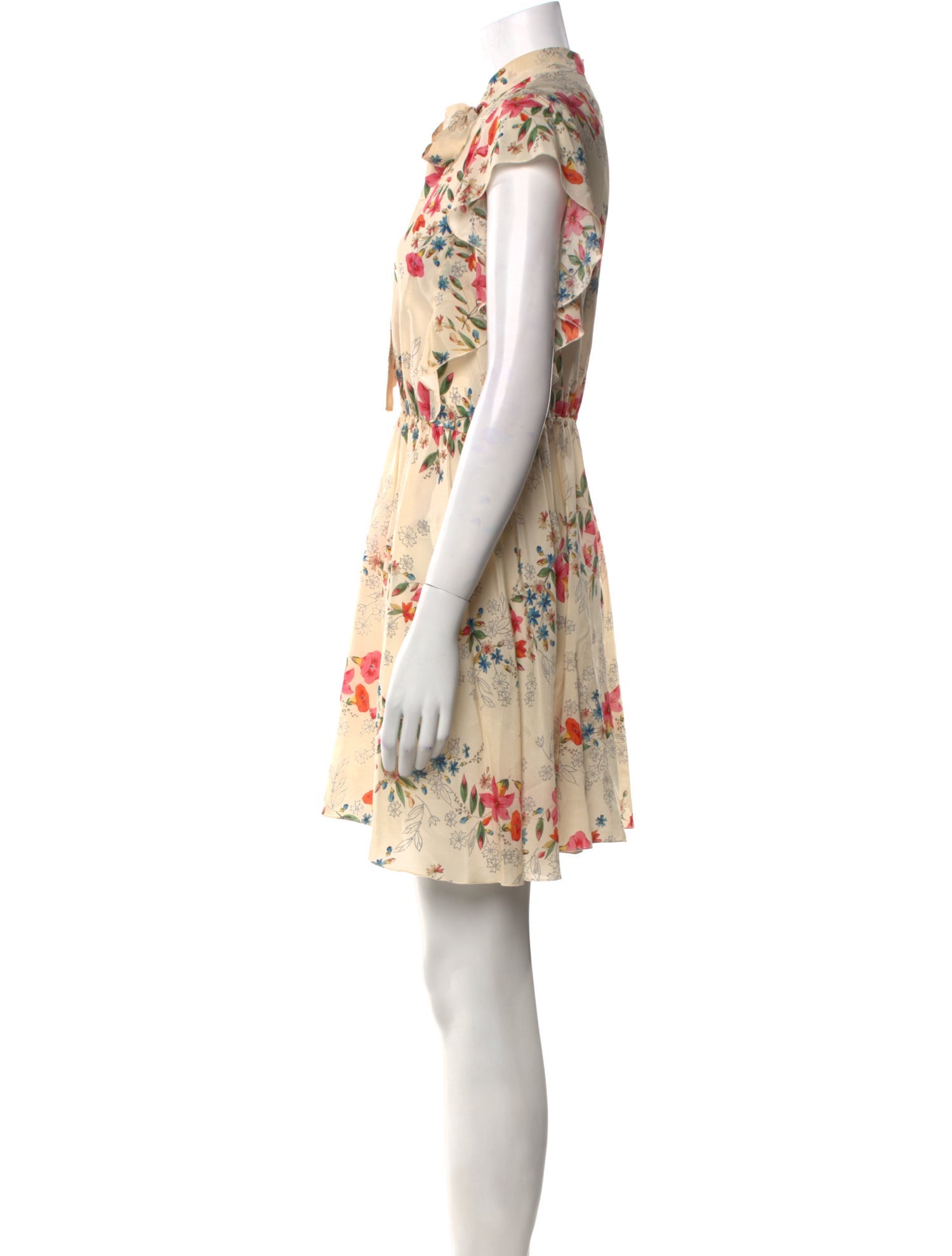 Red Valentino Silk Mini Dress w/ Tags