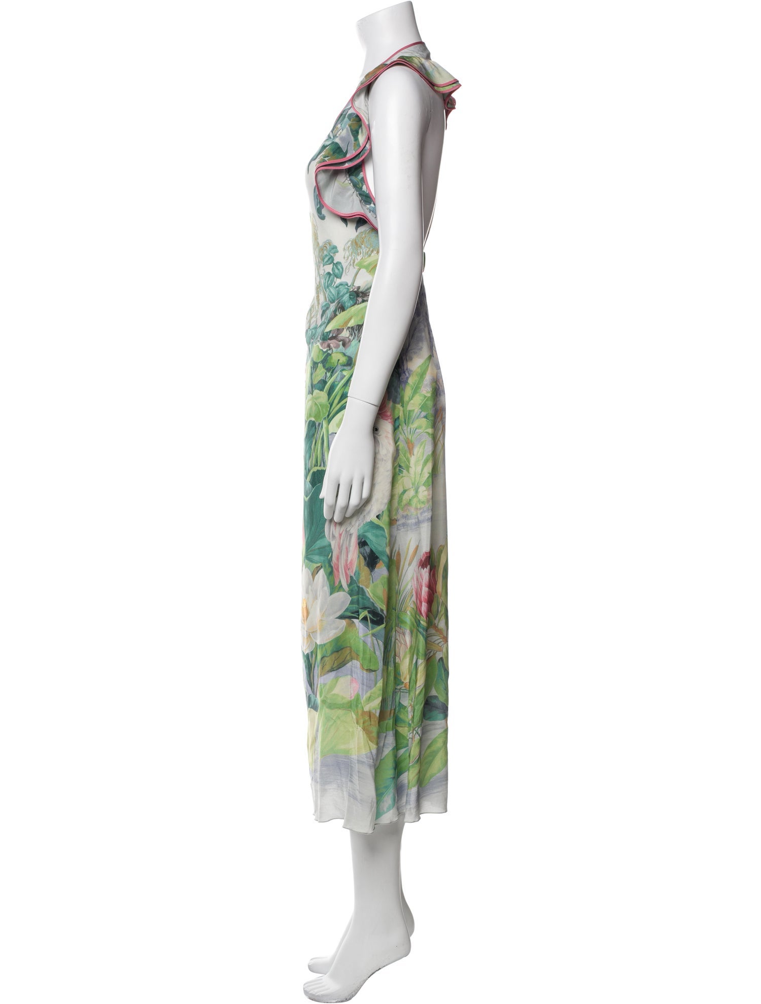 Red Valentino Silk Long Dress w/ Tags