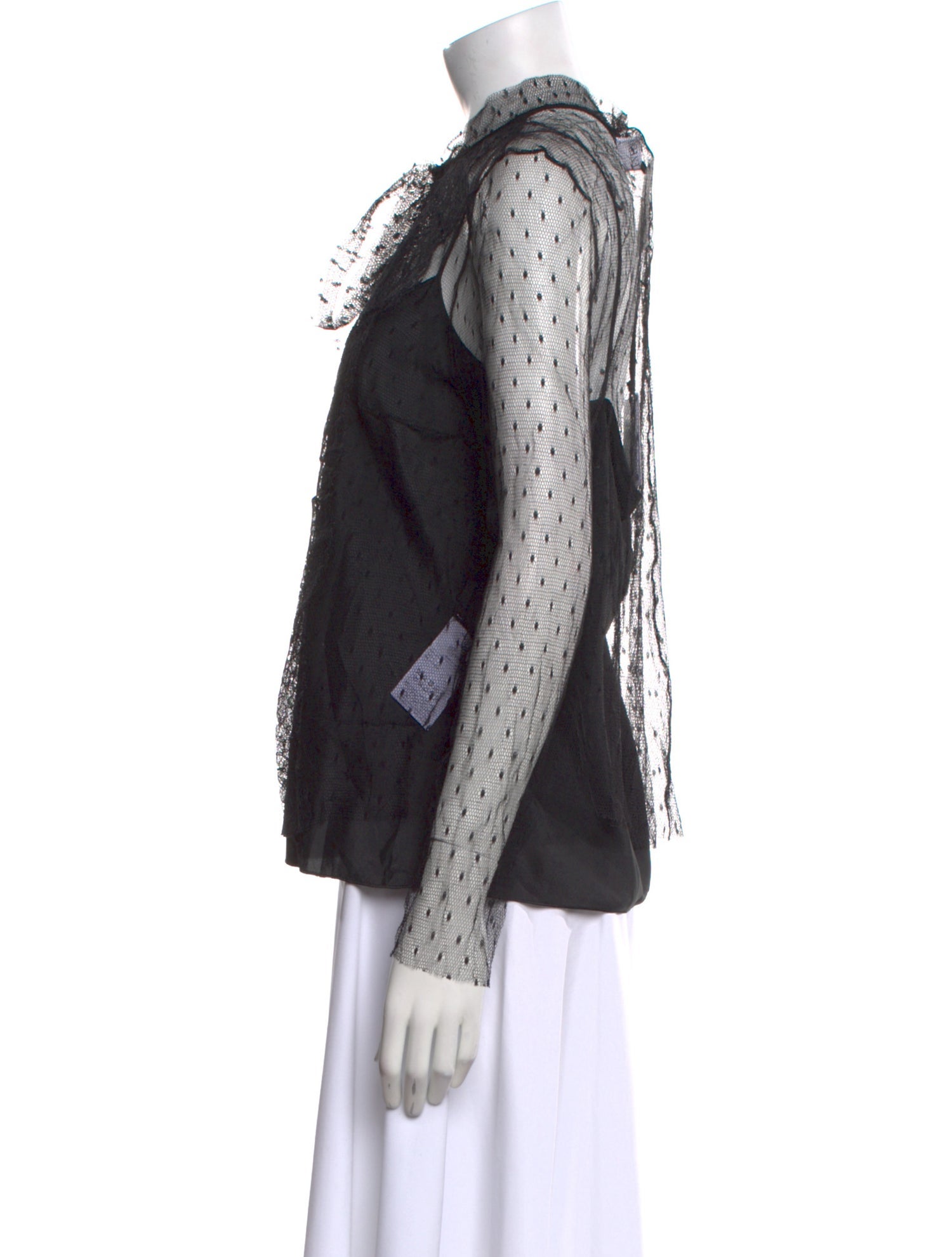 Red Valentino Long Sleeve Button-Up Top w/ Tags