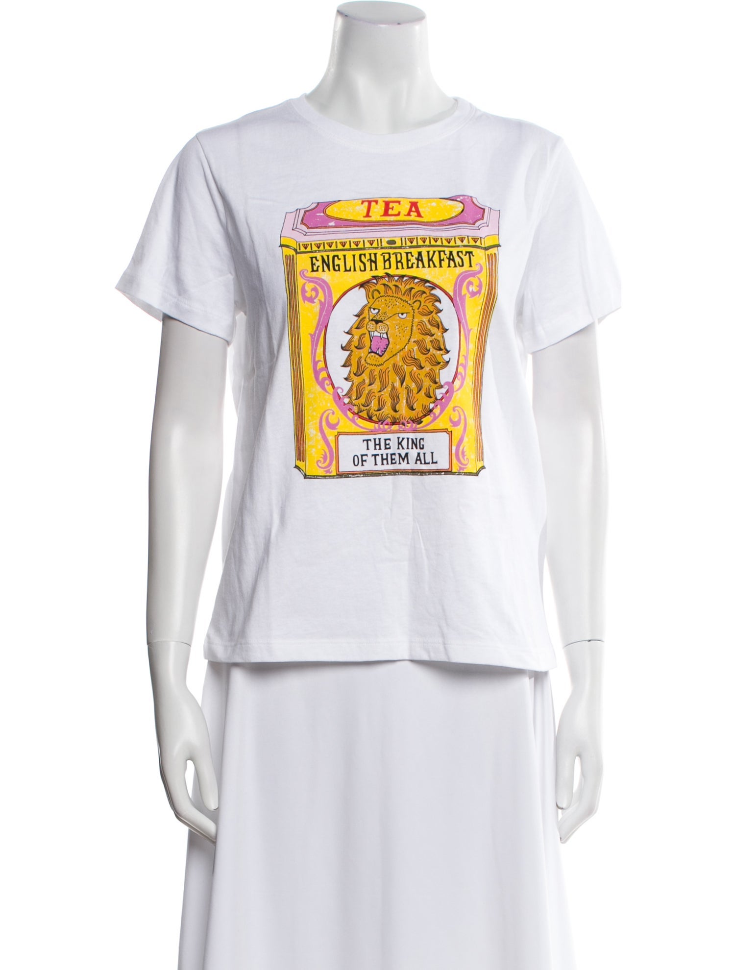 Red Valentino Graphic Print Crew Neck T-Shirt w/ Tags