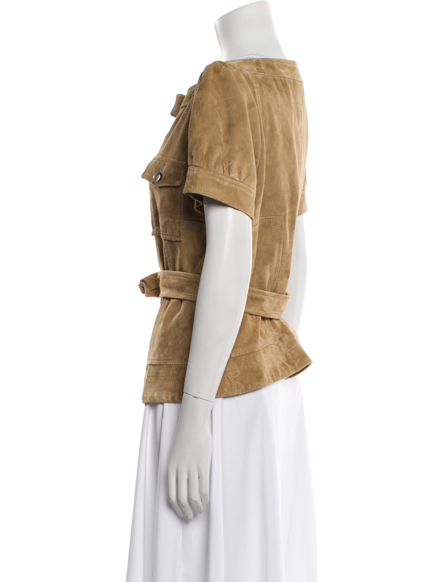 Red Valentino Leather Evening Jacket