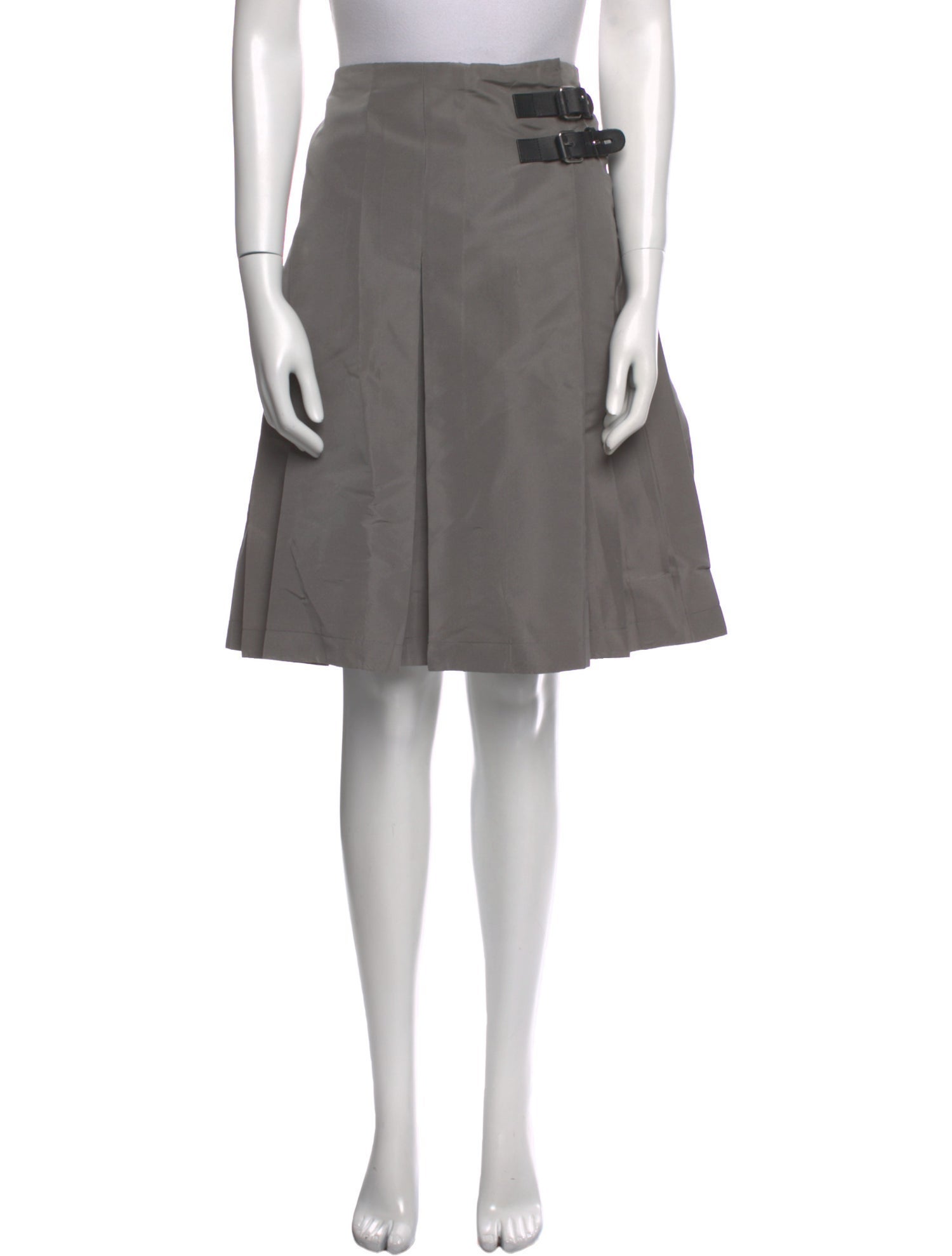 Red Valentino Bow Accents Knee-Length Skirt