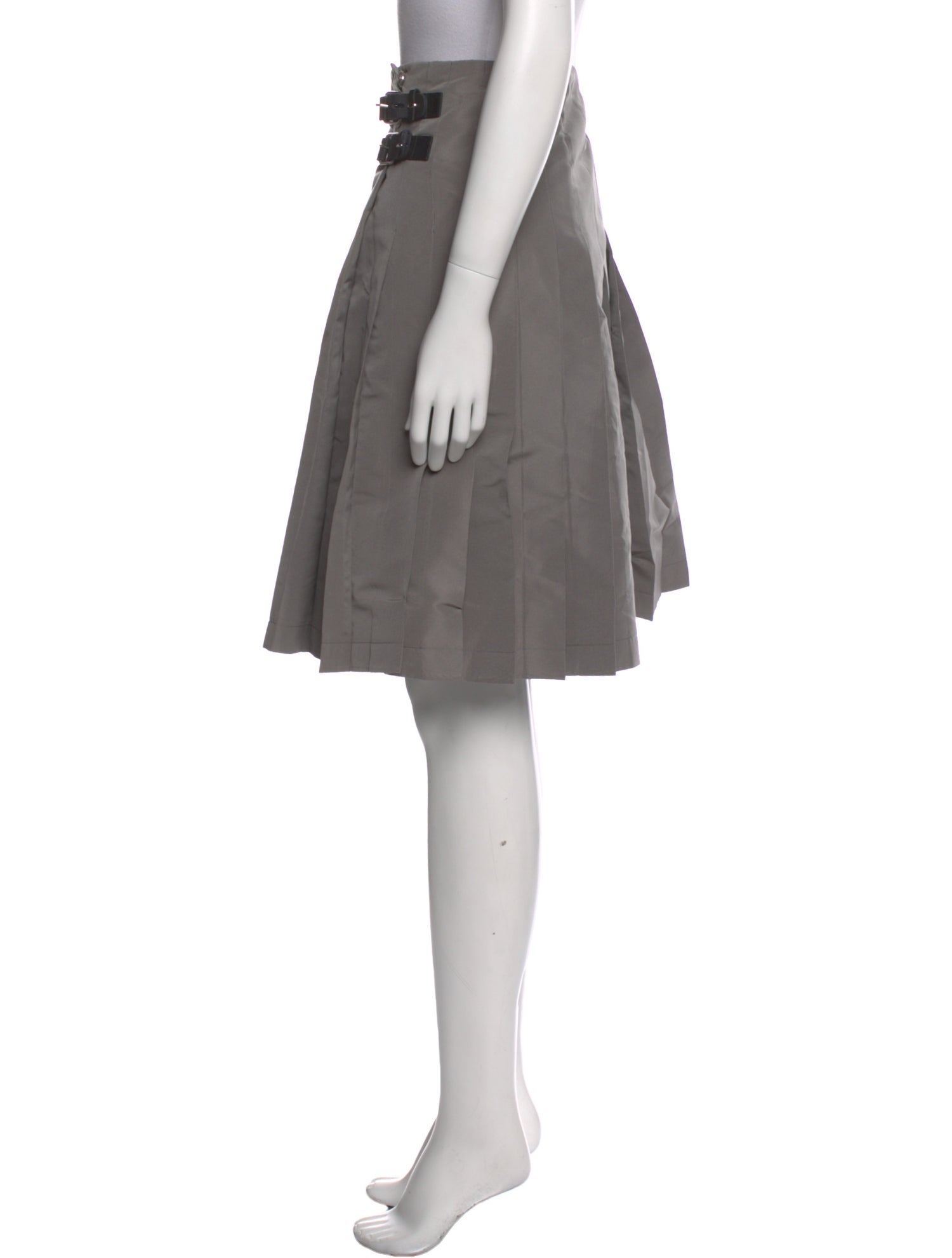 Red Valentino Bow Accents Knee-Length Skirt