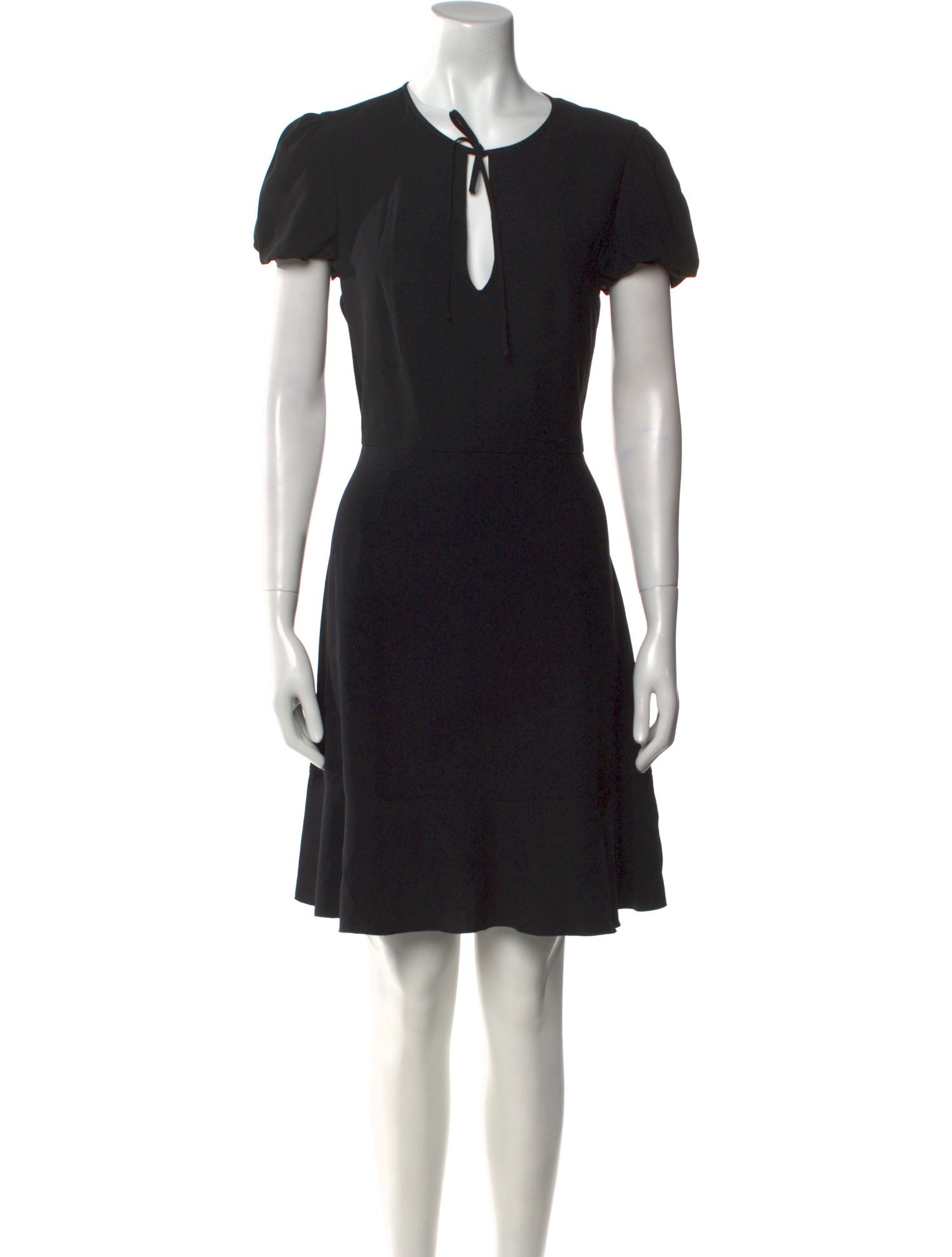 Red Valentino V-Neck Knee-Length Dress