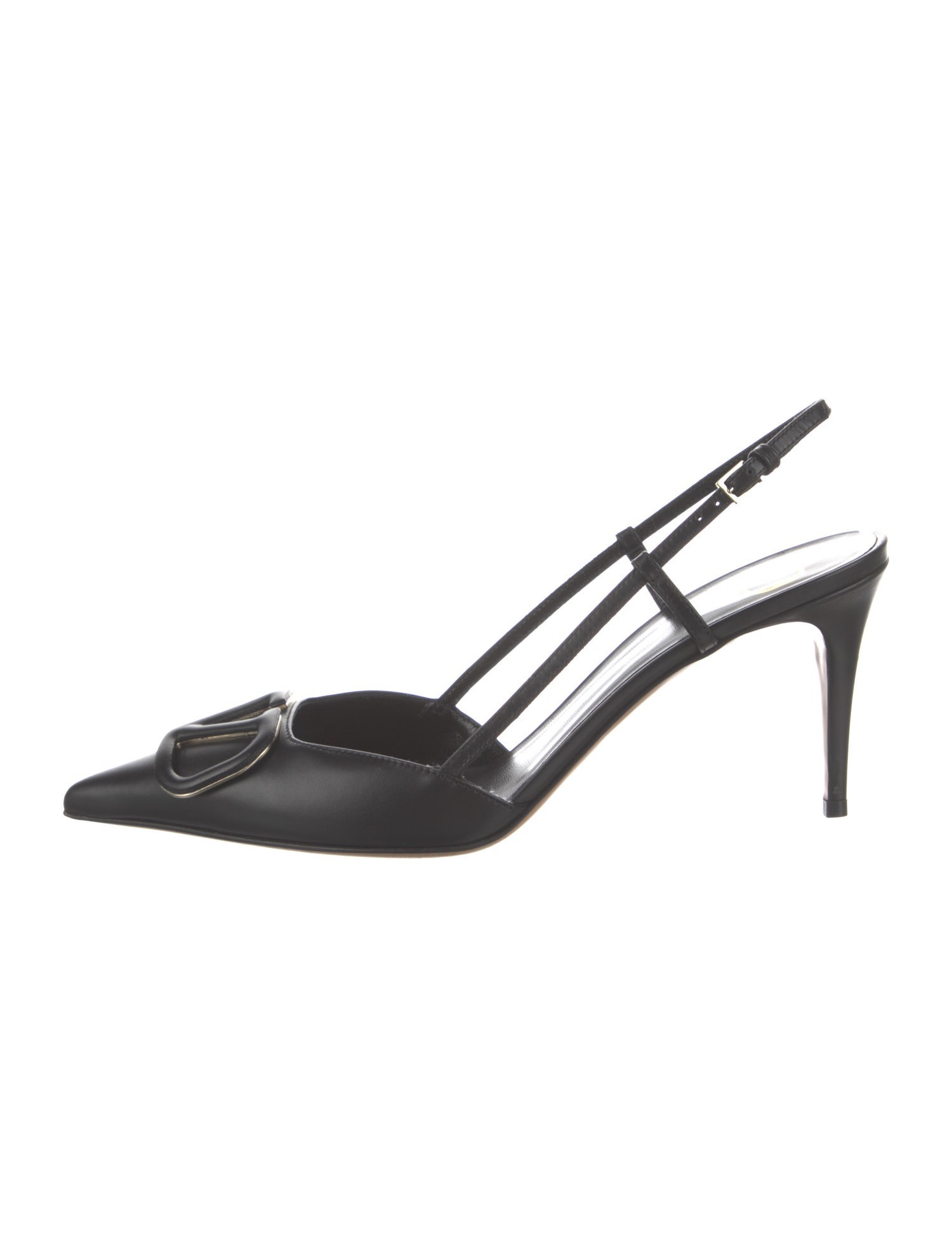 Valentino Leather Slingback Pumps