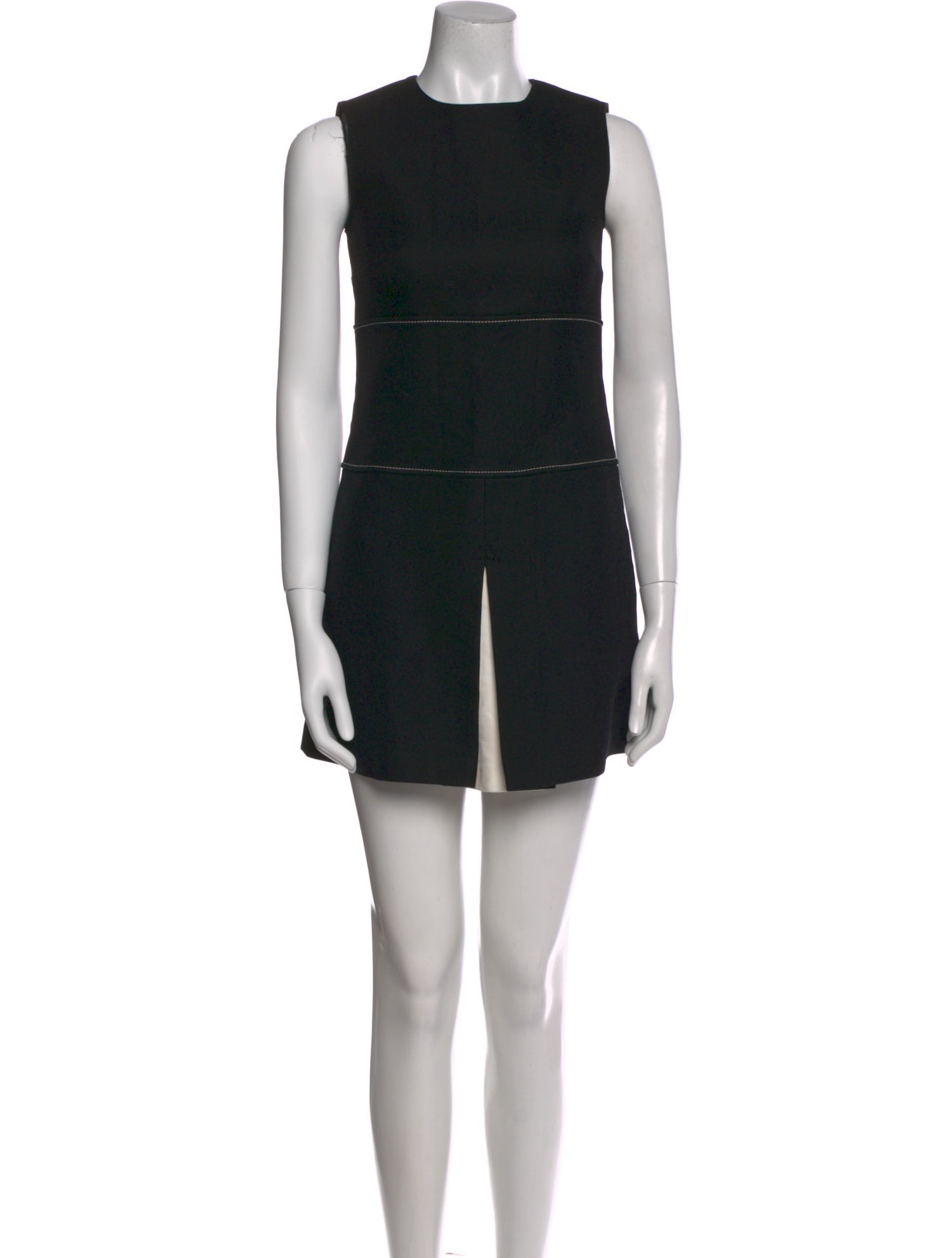 Red Valentino Crew Neck Mini Dress