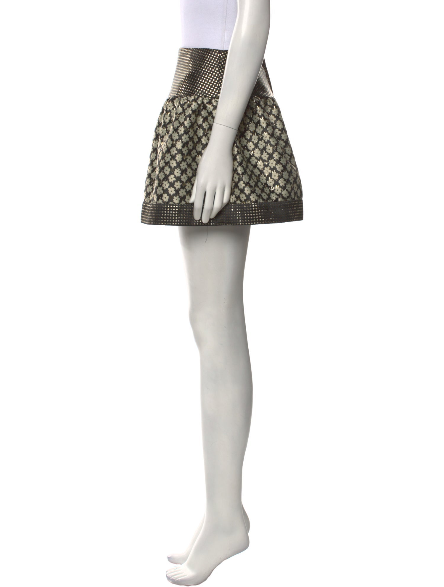 Red Valentino Printed Mini Skirt