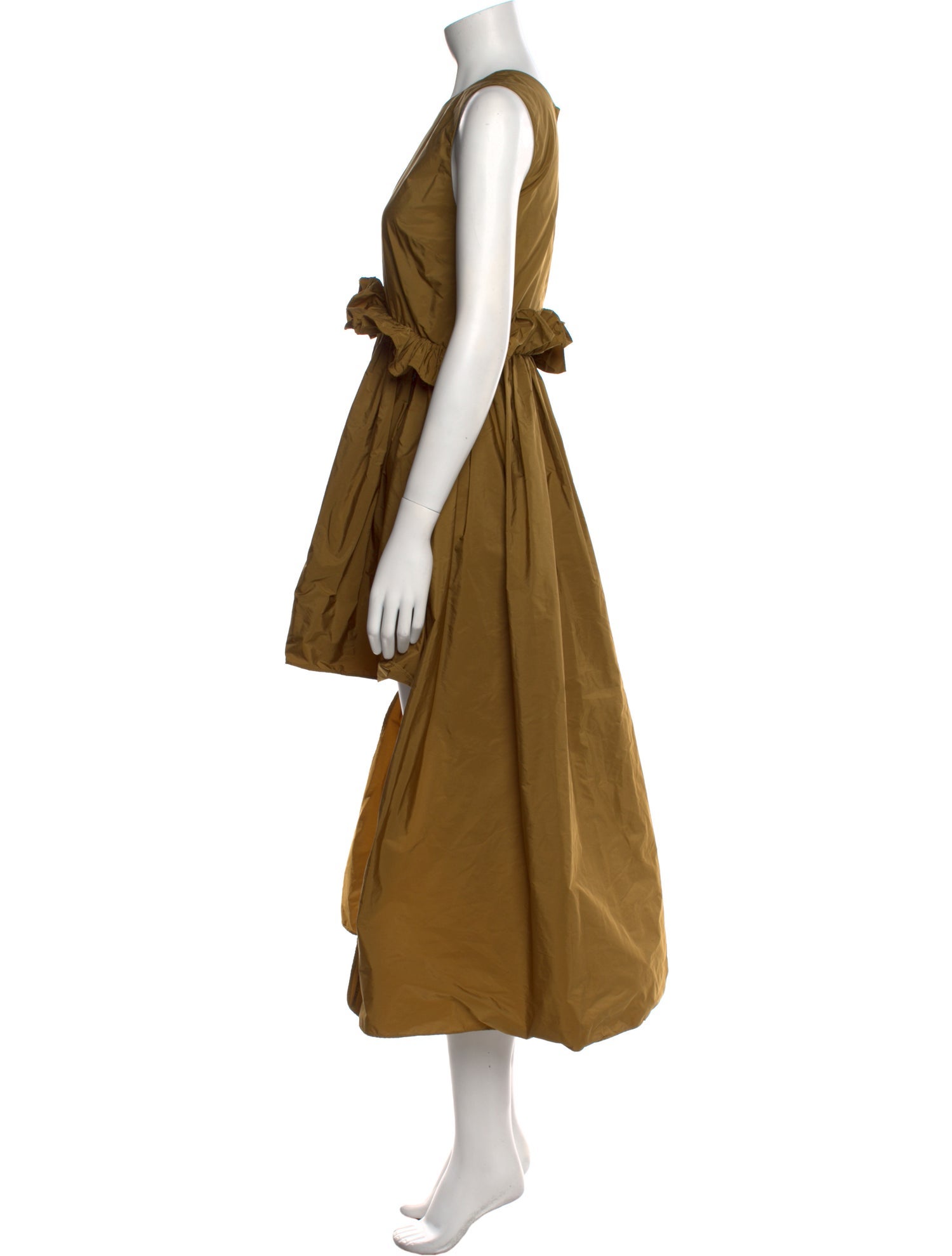 Red Valentino Crew Neck Long Dress