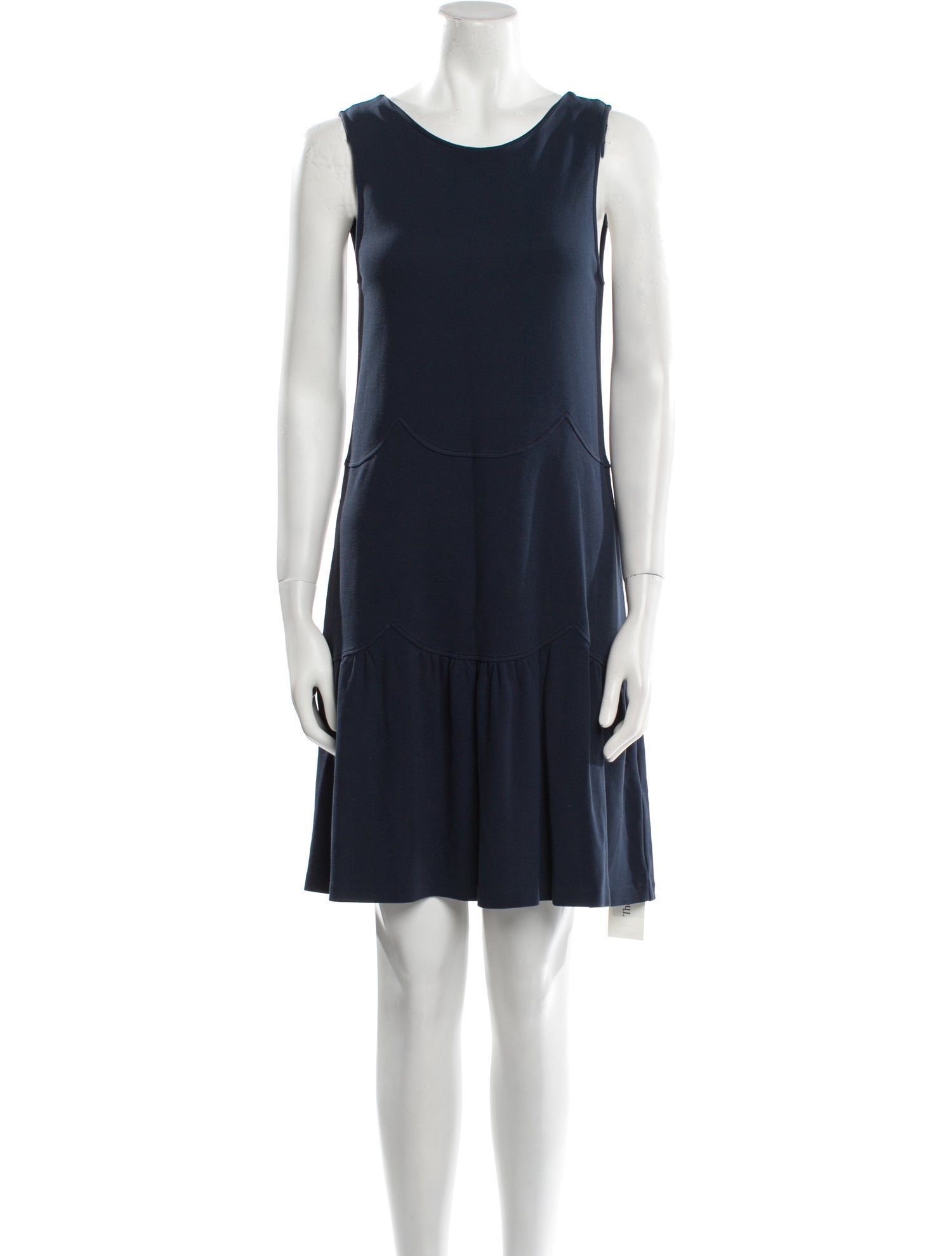 Red Valentino Scoop Neck Mini Dress