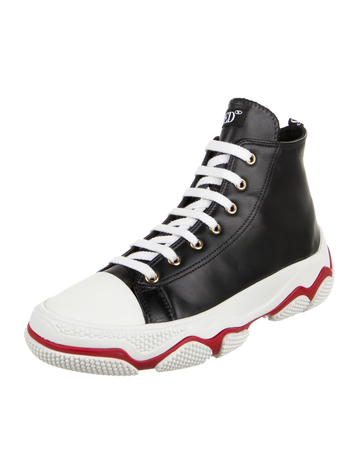 Red Valentino Leather Sneakers