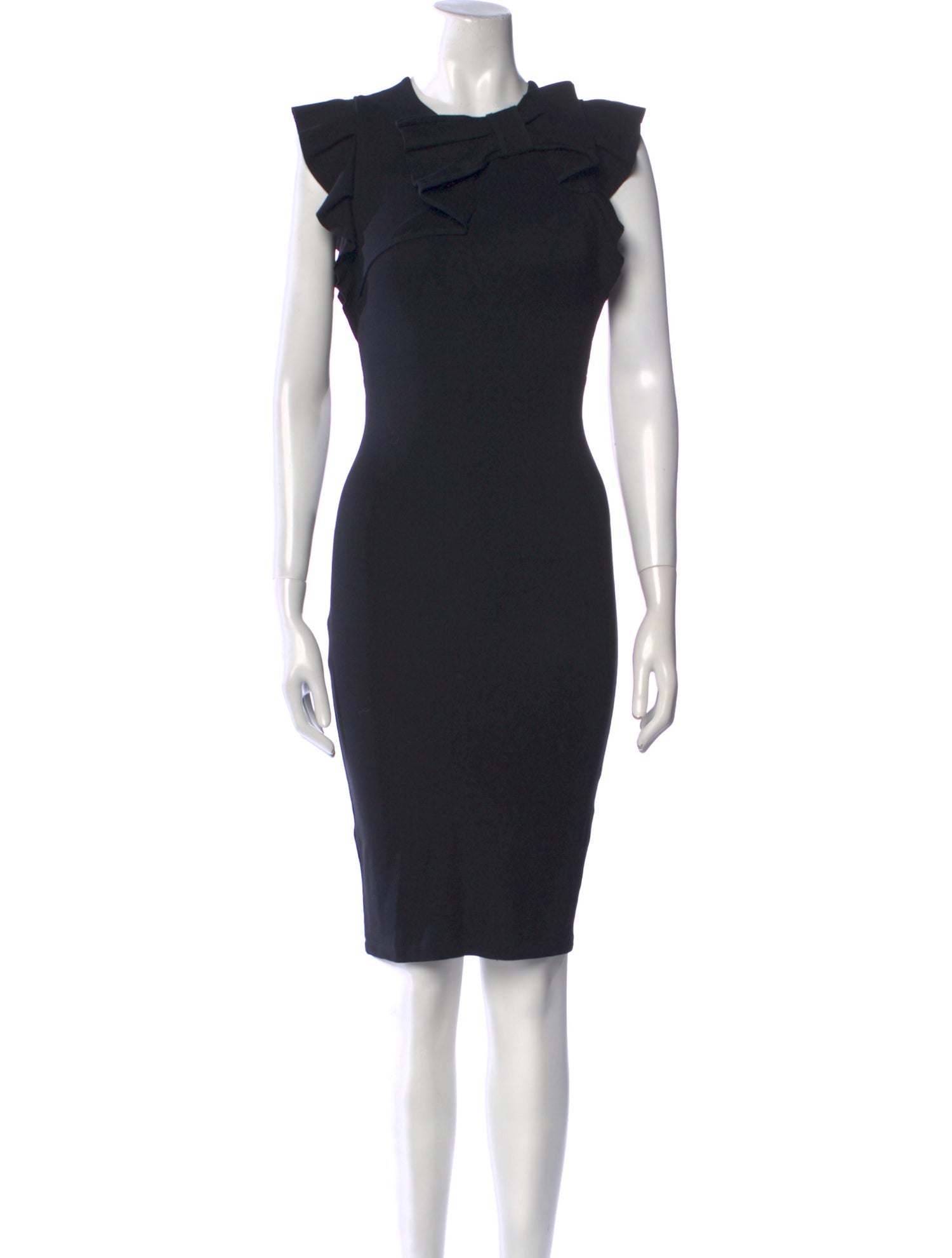 Red Valentino Crew Neck Knee-Length Dress