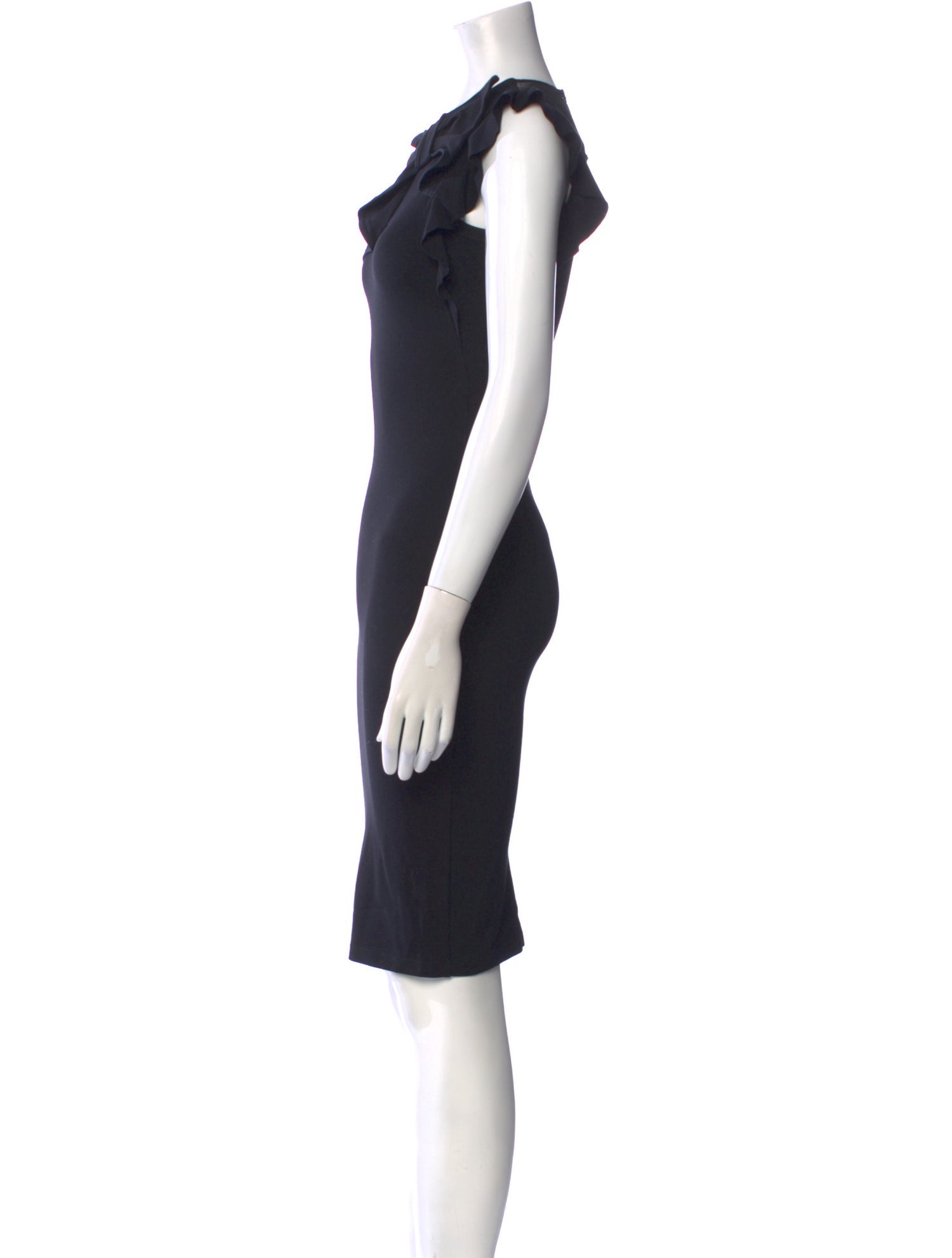 Red Valentino Crew Neck Knee-Length Dress