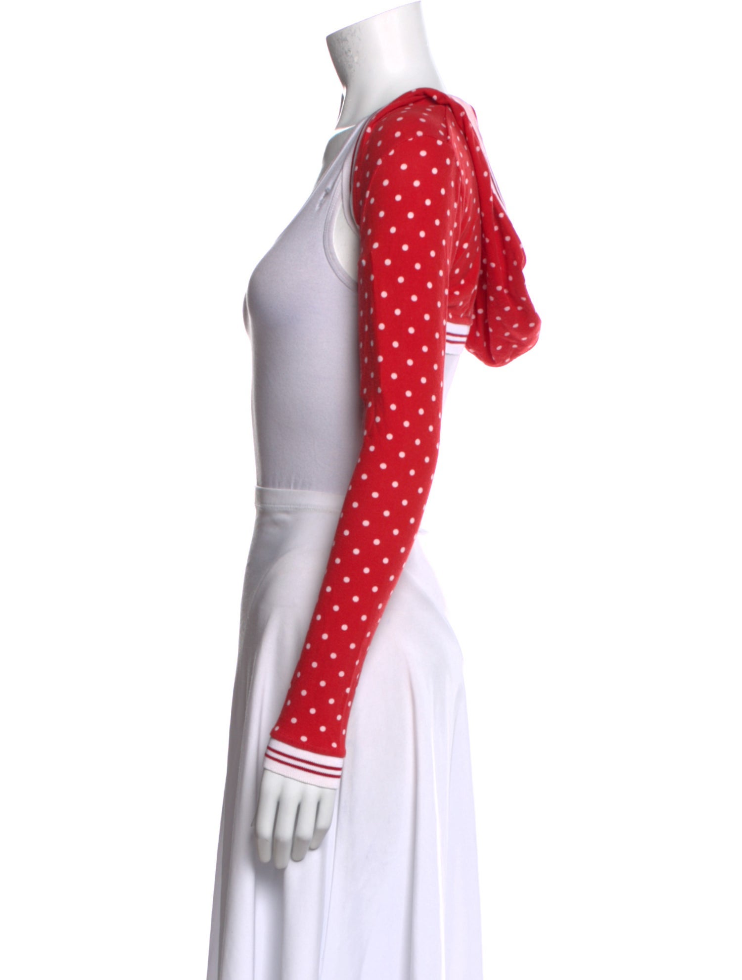 Red Valentino Printed Scoop Neck Sweater