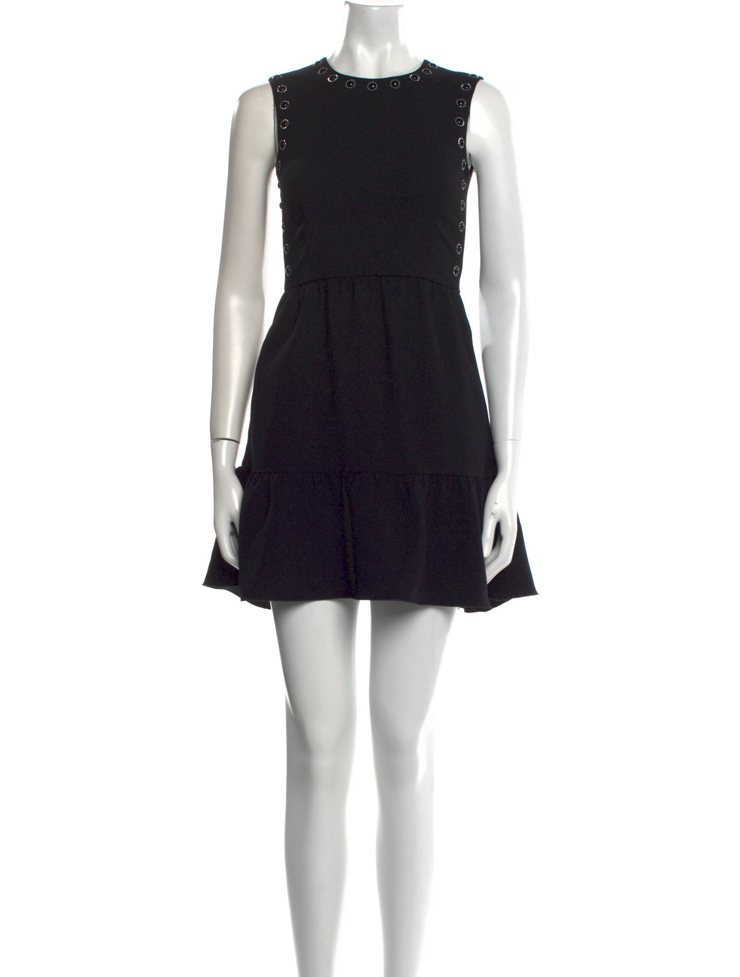 Red Valentino Crew Neck Mini Dress