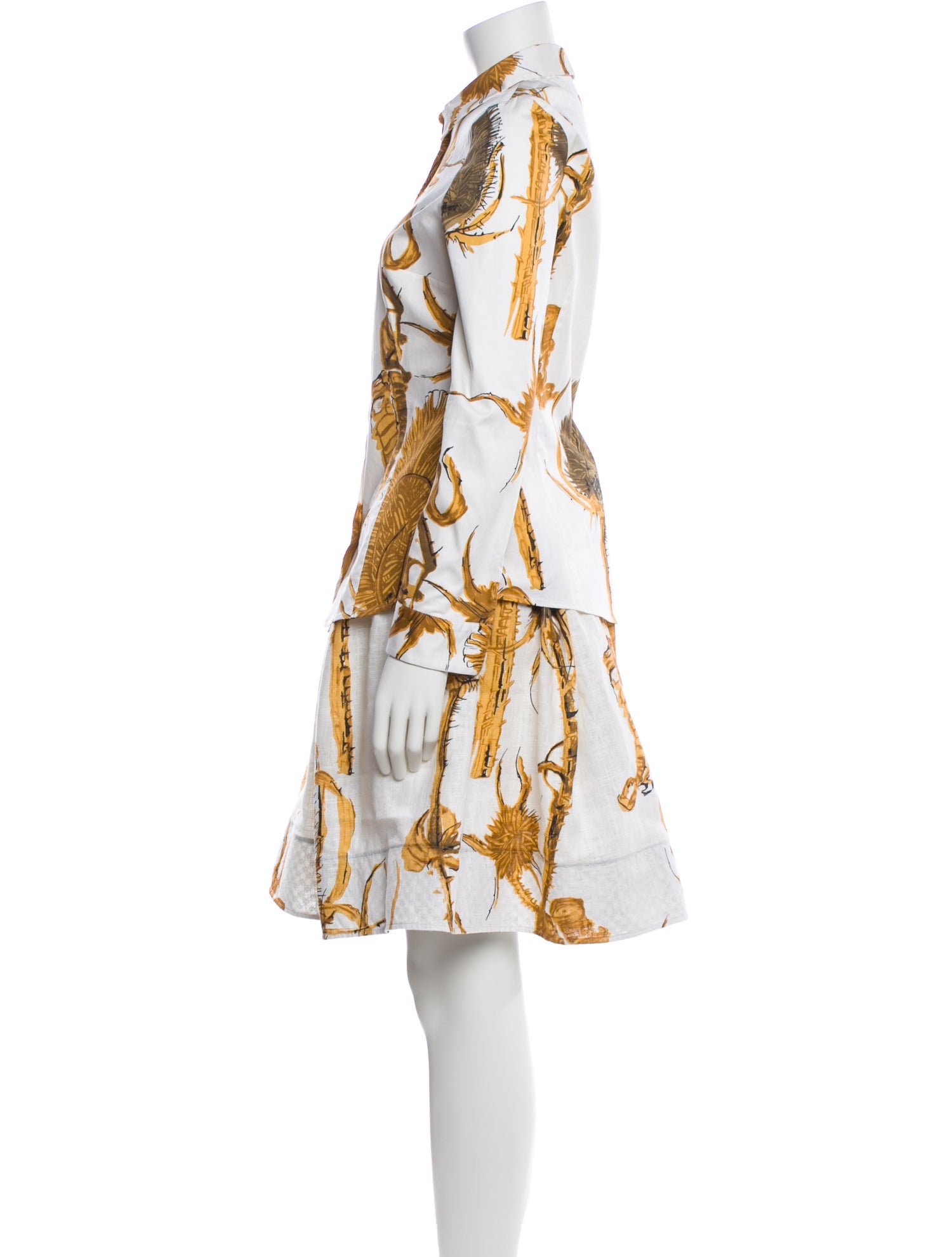 Red Valentino Printed Skirt Set