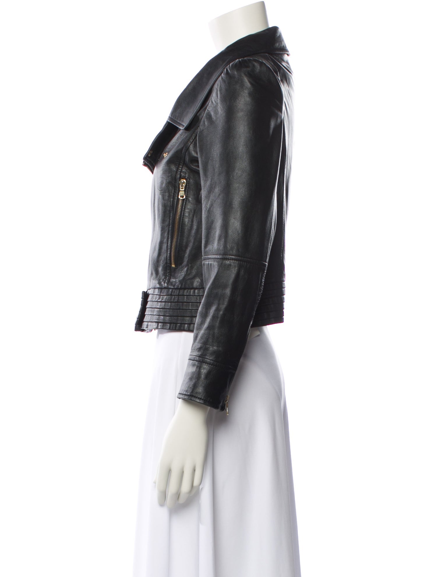 Red Valentino Lambskin Biker Jacket