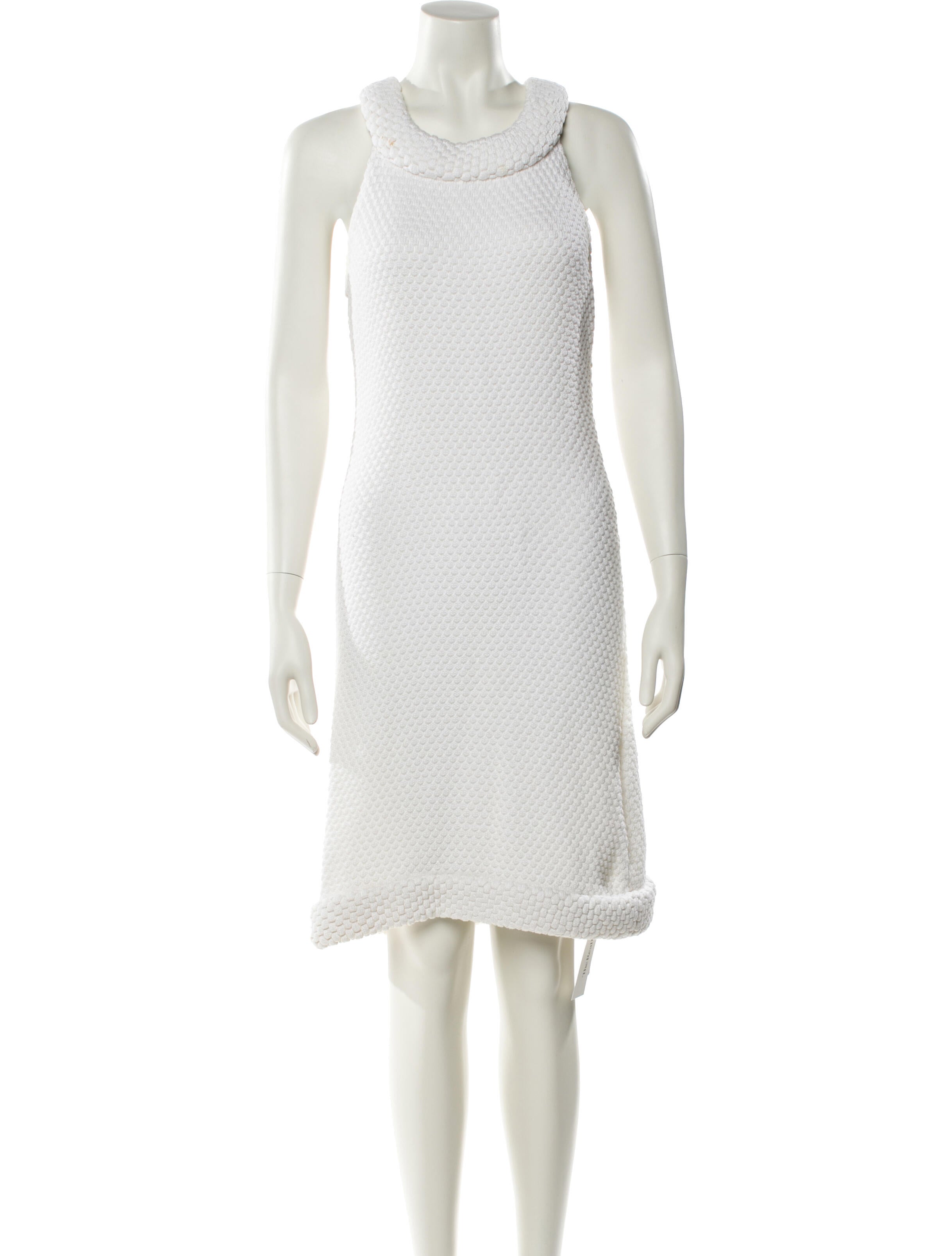 Red Valentino Scoop Neck Mini Dress