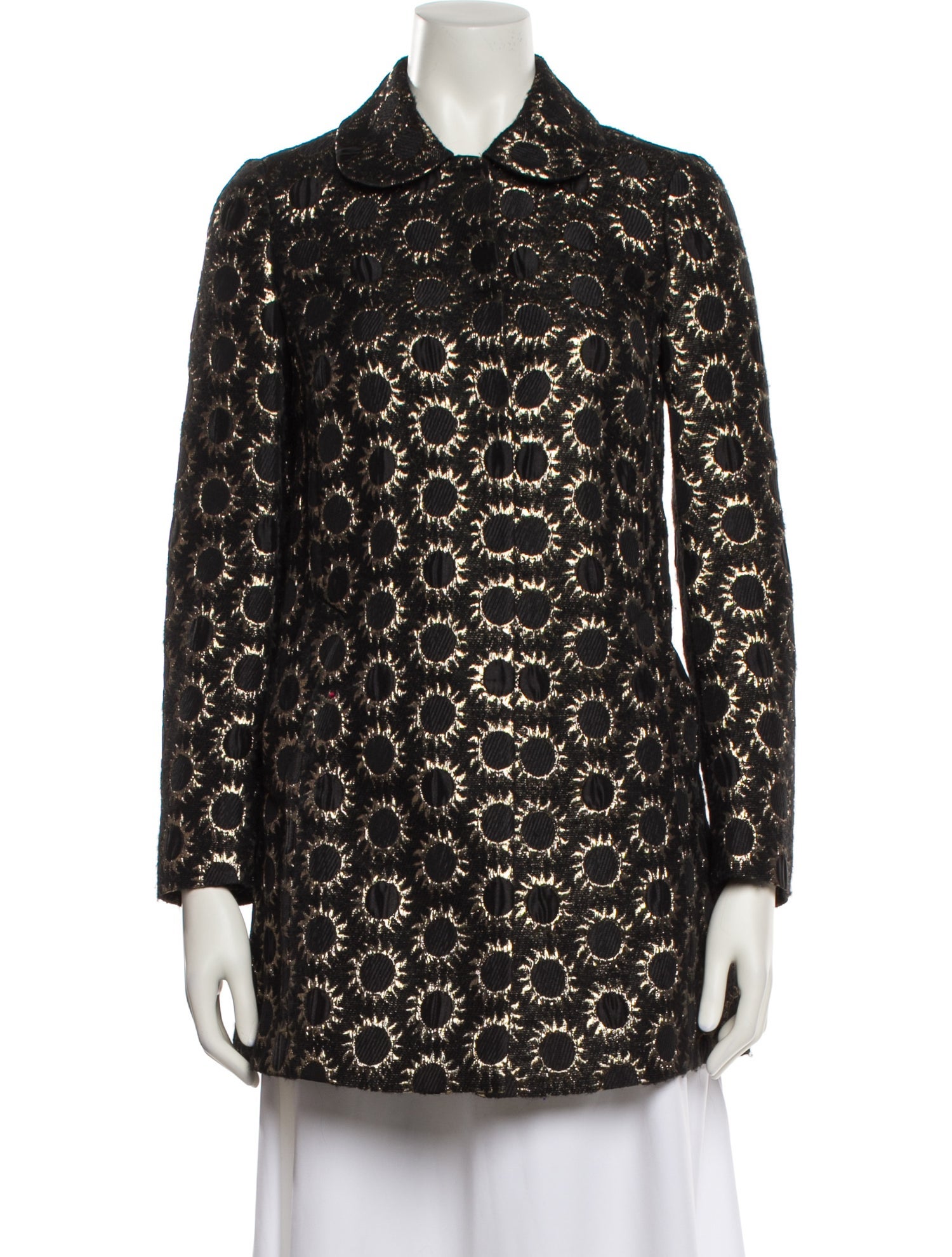 Red Valentino Floral Print Coat