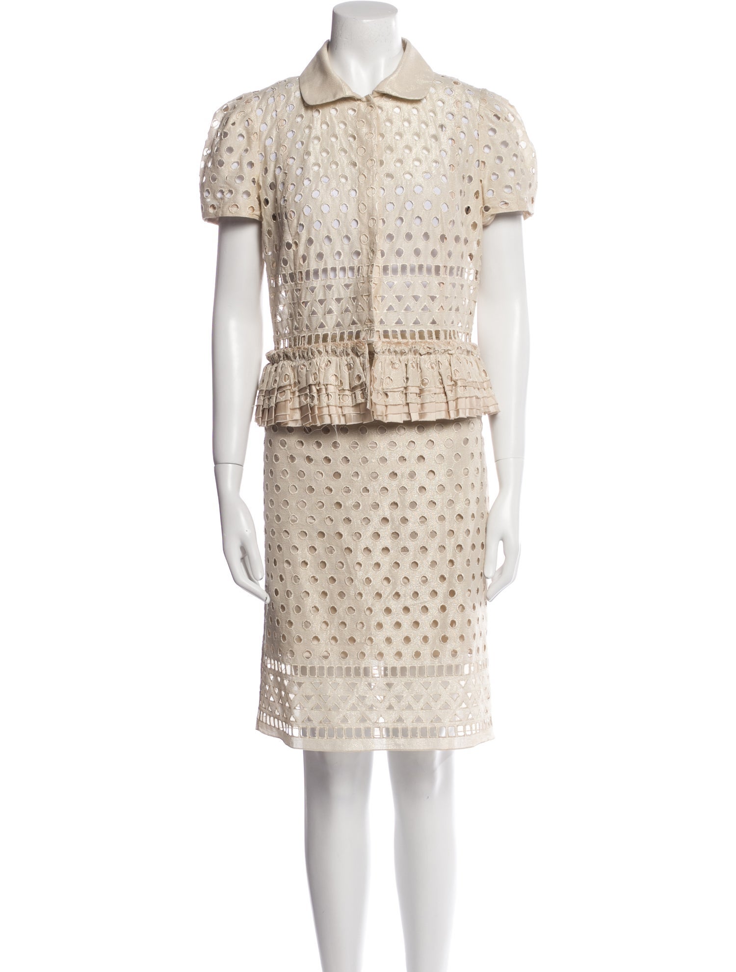 Red Valentino Printed Skirt Set