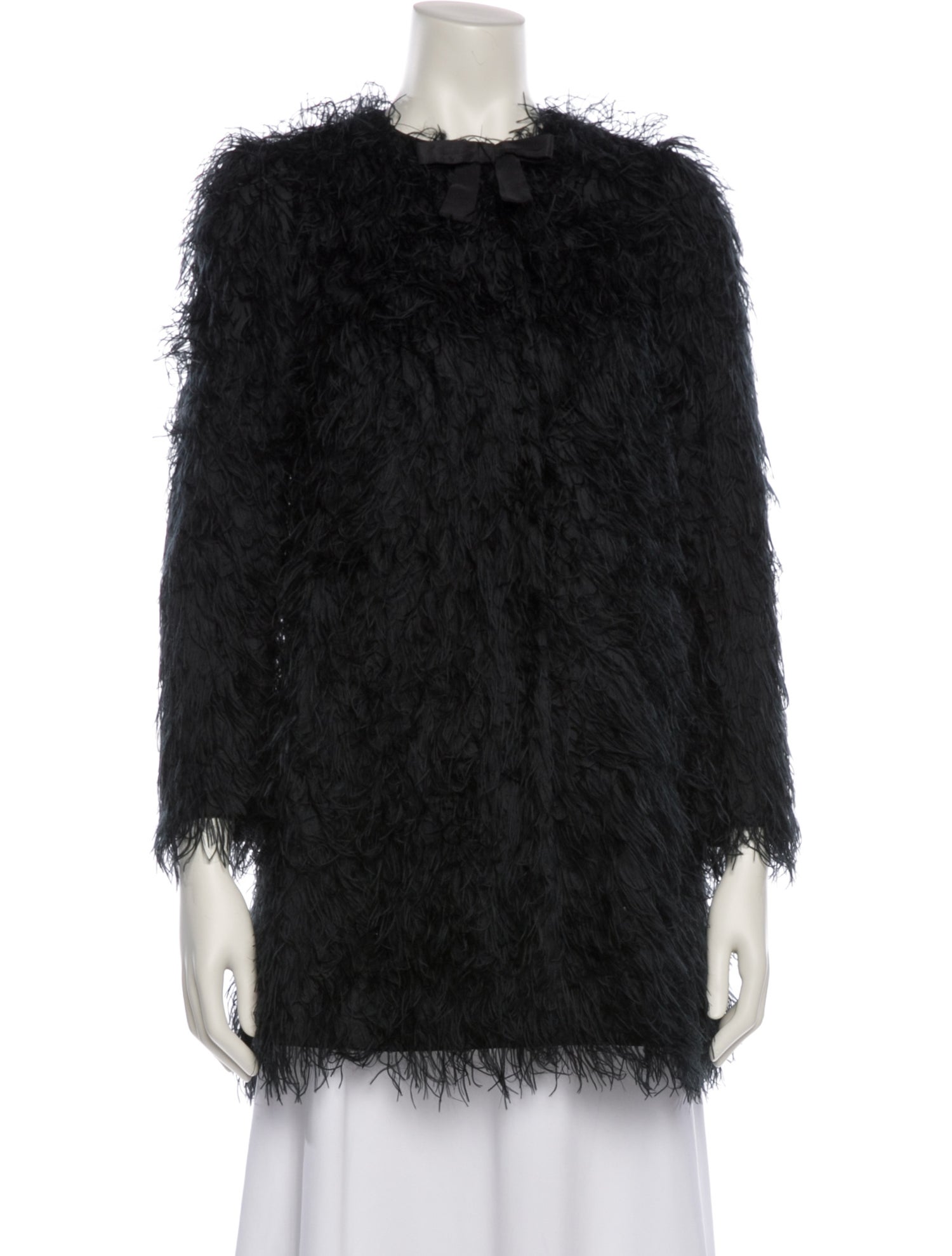 Red Valentino Faux Fur Faux Fur Jacket