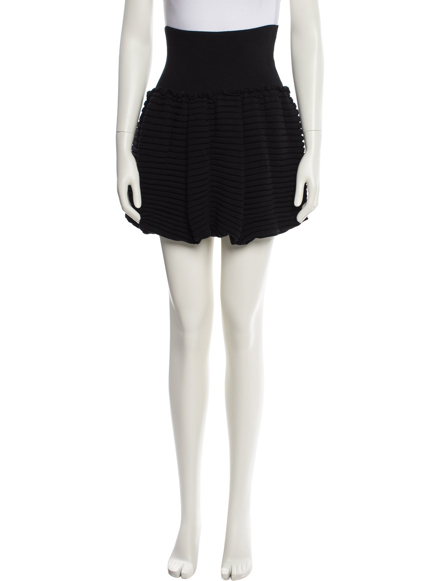 Red Valentino Ruffle Embellishment Mini Skirt