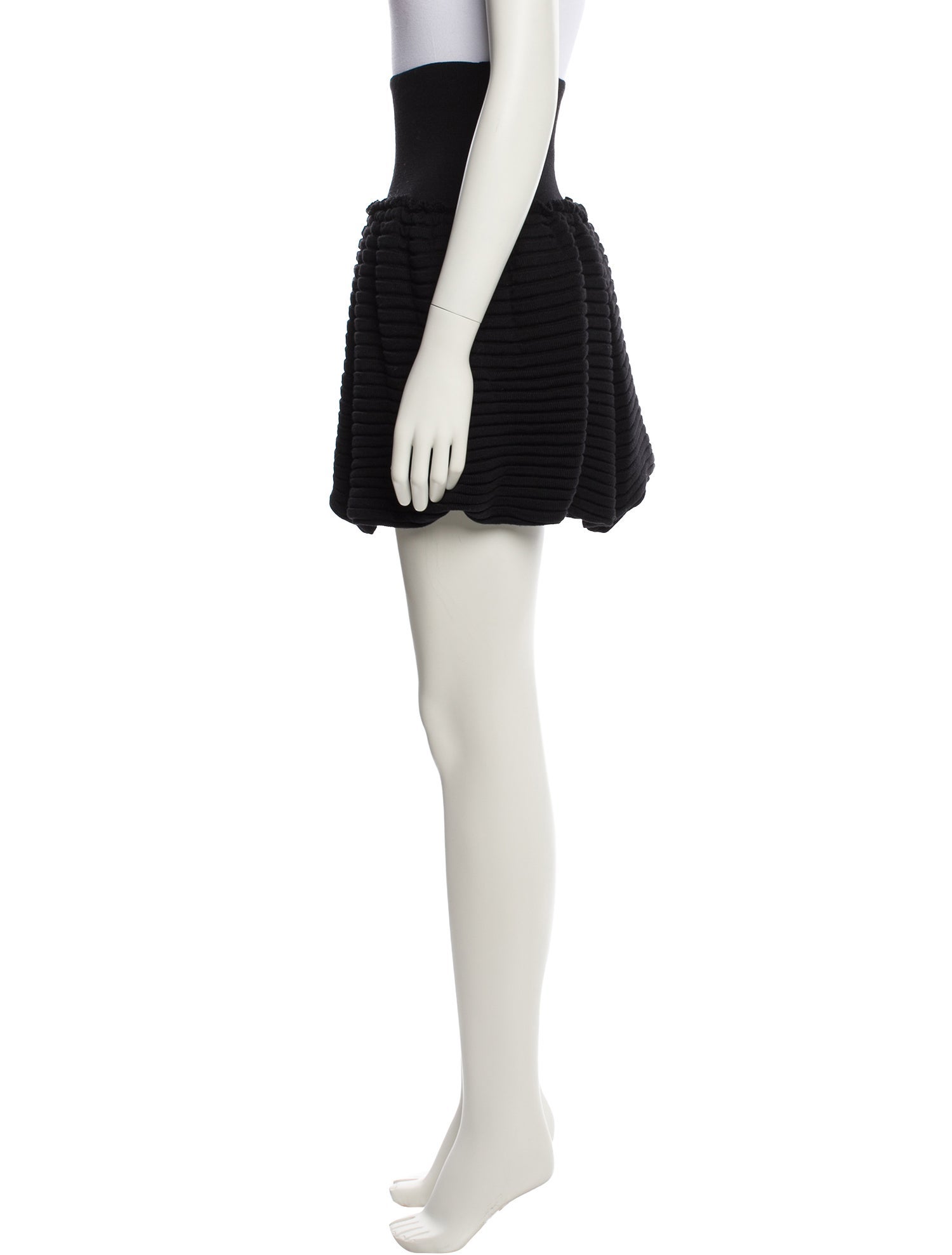 Red Valentino Ruffle Embellishment Mini Skirt