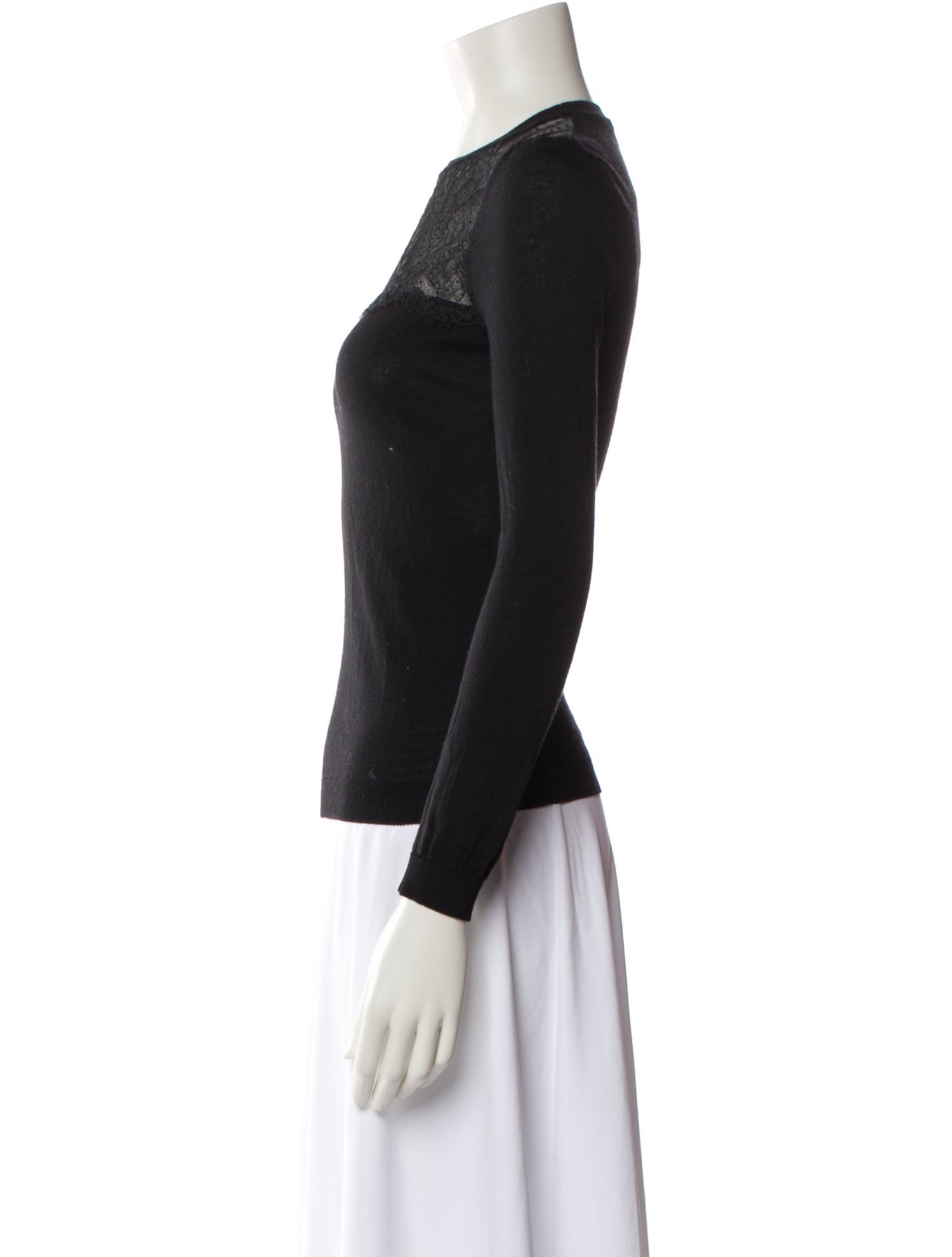 Red Valentino Virgin Wool Graphic Print Sweater