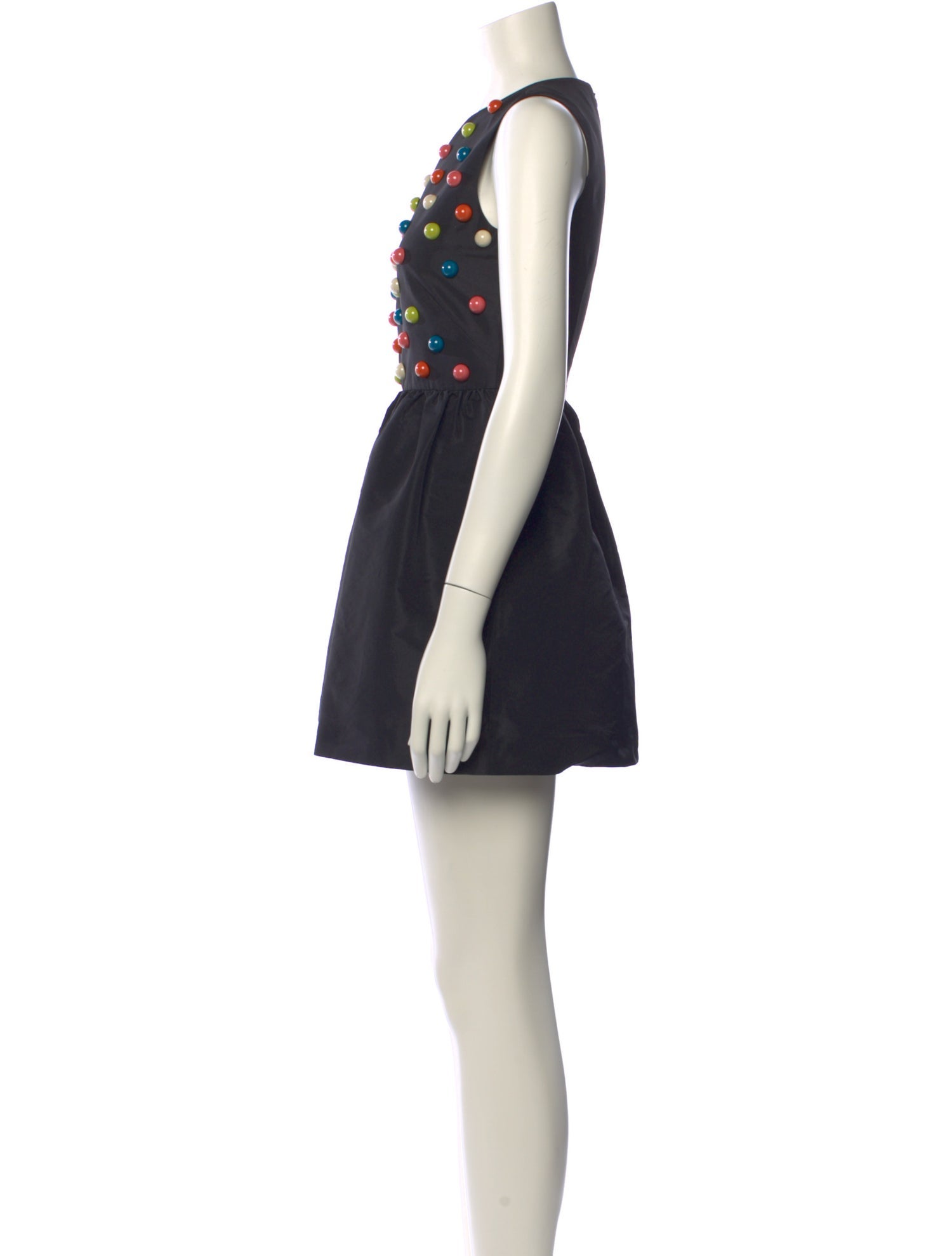 Red Valentino Crew Neck Mini Dress